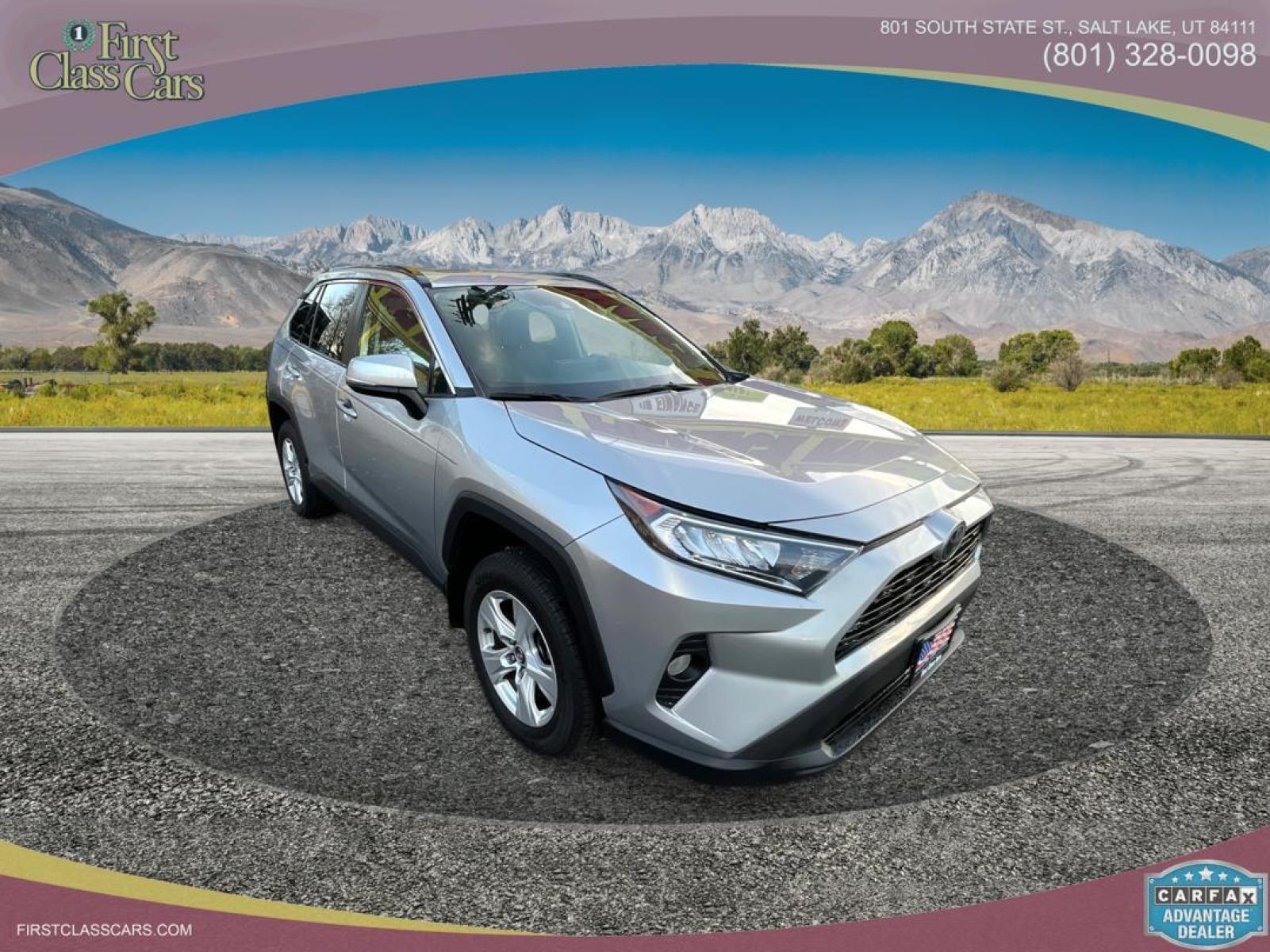 2019 Silver Sky Metallic /Black Cloth Toyota RAV4 XLE AWD (2T3P1RFV6KC) with an 2.5L 4 Cyl. engine, Automatic transmission, located at 801 South State Street, Salt Lake City, UT, 84111, (801) 328-0098, 40.751953, -111.888206 - Low Miles! Free Carfax!!! Wow! Extra clean!! Immaculate condition!! Dry Climate, No Rust, No Salt, No Snow, No Kids!! Free Carfax!! Must see!! Go to www.firstclasscars.com for more information and full disclaimer pertaining to the sale of this car Our service department is OPEN DAILY to help w - Photo #7