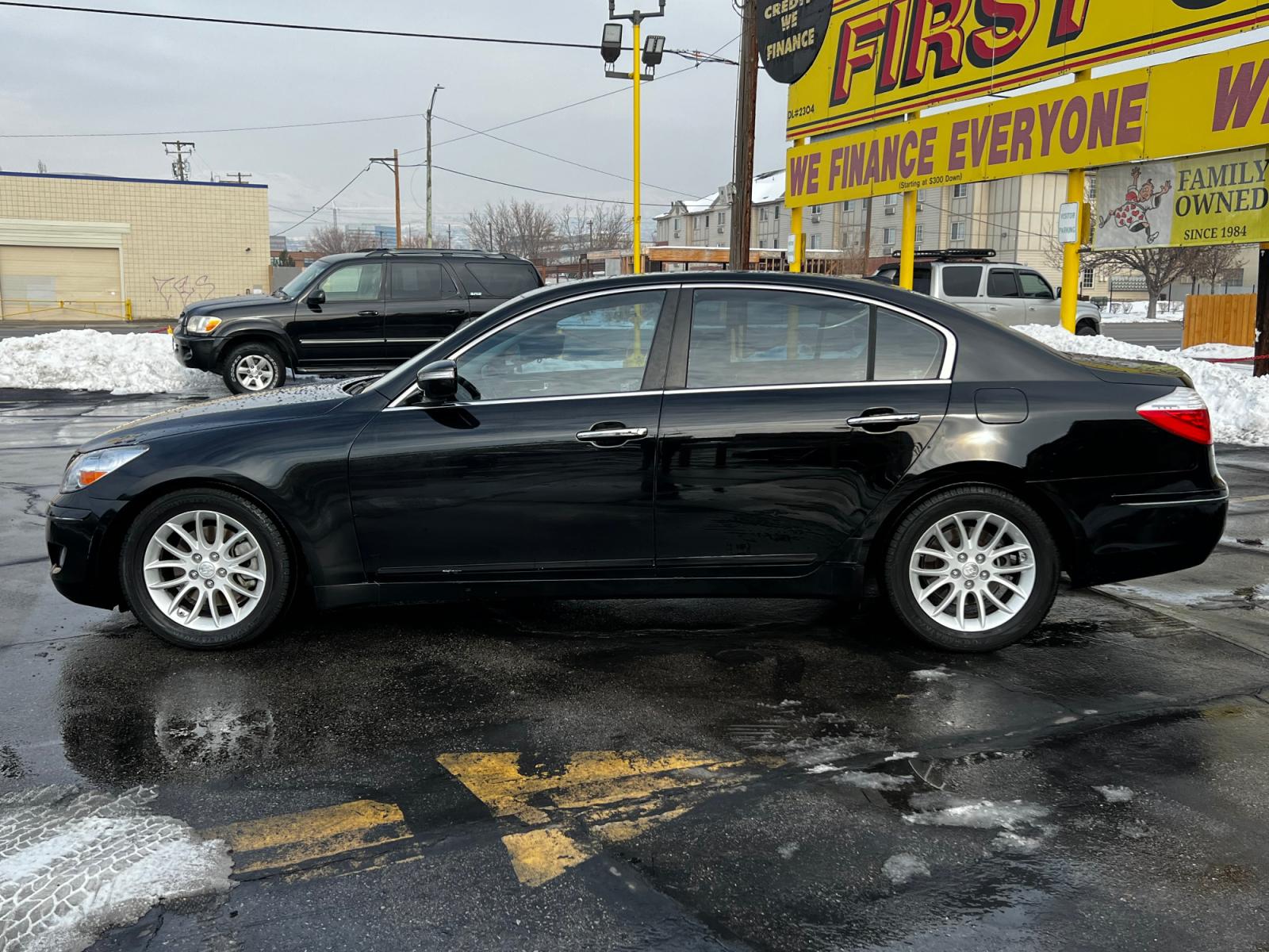 2010 Black Noir Pearl /Black Hyundai Genesis 3.8L (KMHGC4DEXAU) with an 3.8L V6 engine, Automatic transmission, located at 801 South State Street, Salt Lake City, UT, 84111, (801) 328-0098, 40.751953, -111.888206 - Life is crazy. Now is the time to buy! All of our prices are just dollars above our cost. These prices will change as soon as life isn't so crazy. So please call or come in. We are here to save you a lot of money! Our service department is OPEN DAILY to help with any of your service needs. P - Photo #1