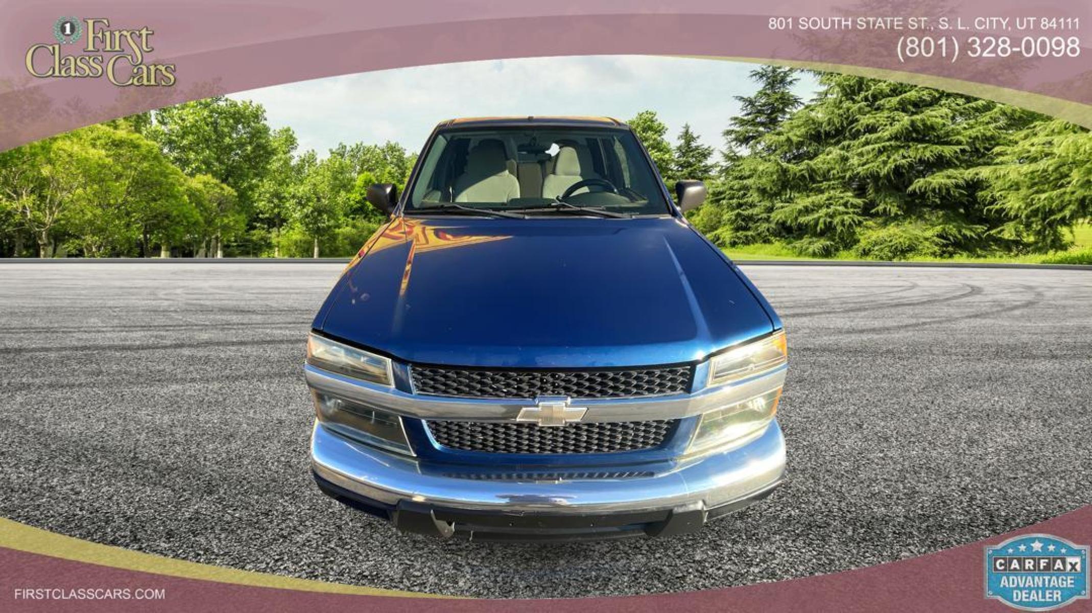 2005 Superior Blue Metallic /Gray Cloth Chevrolet Colorado LS Crew Cab (1GCCS136158) with an 3.5L 5 Cyl. engine, Automatic transmission, located at 801 South State Street, Salt Lake City, UT, 84111, (801) 328-0098, 40.751953, -111.888206 - Experience exceptional rides with our 2005 Chevrolet Colorado! Despite its age, this gem boasts reliable performance, robust power, and smooth handling. Perfectly maintained and affordably priced, it's an excellent choice for first-time owners or budget-conscious buyers. Grab this unbeatable deal wh - Photo #1