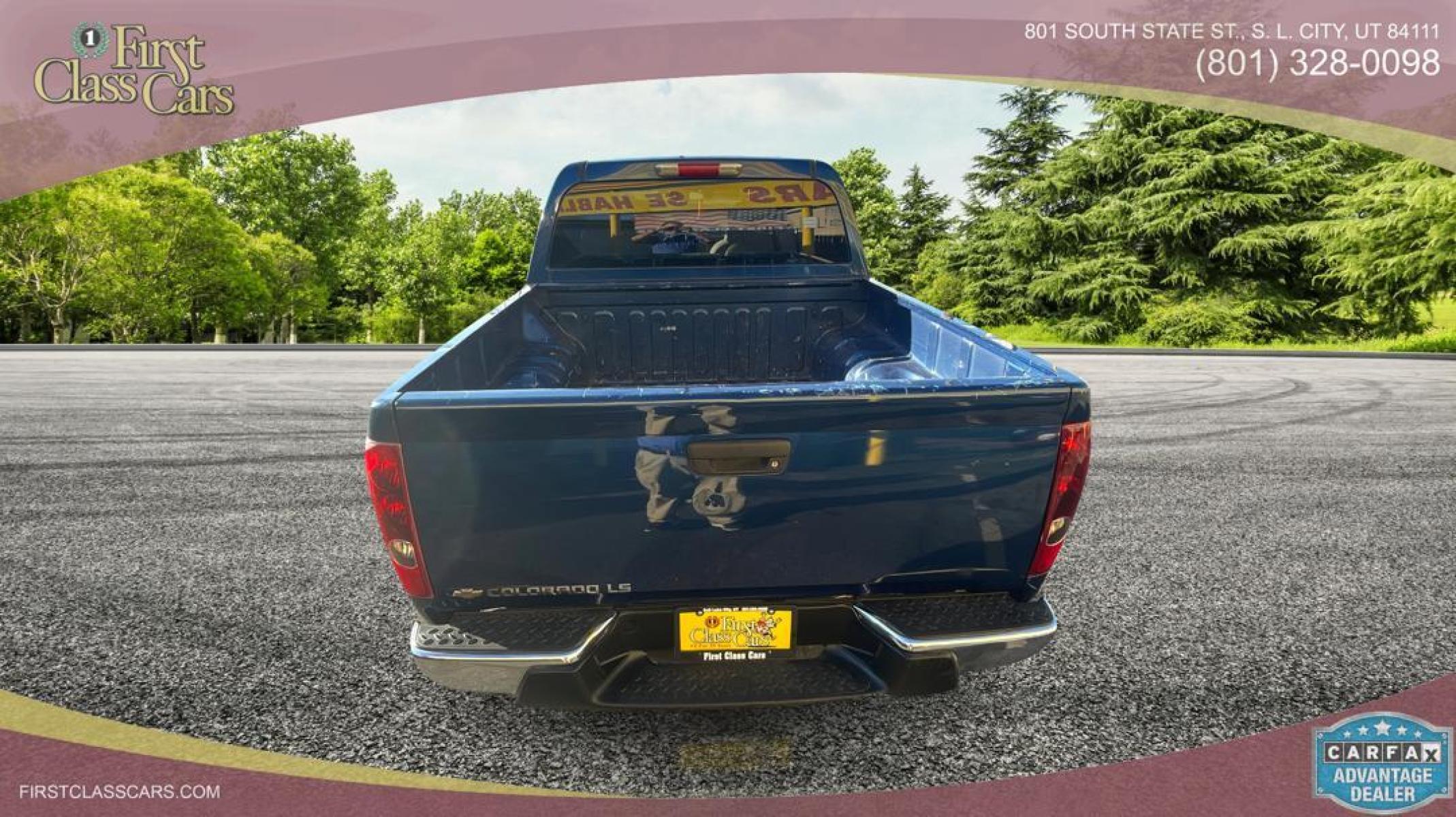 2005 Superior Blue Metallic /Gray Cloth Chevrolet Colorado LS Crew Cab (1GCCS136158) with an 3.5L 5 Cyl. engine, Automatic transmission, located at 801 South State Street, Salt Lake City, UT, 84111, (801) 328-0098, 40.751953, -111.888206 - Experience exceptional rides with our 2005 Chevrolet Colorado! Despite its age, this gem boasts reliable performance, robust power, and smooth handling. Perfectly maintained and affordably priced, it's an excellent choice for first-time owners or budget-conscious buyers. Grab this unbeatable deal wh - Photo #4