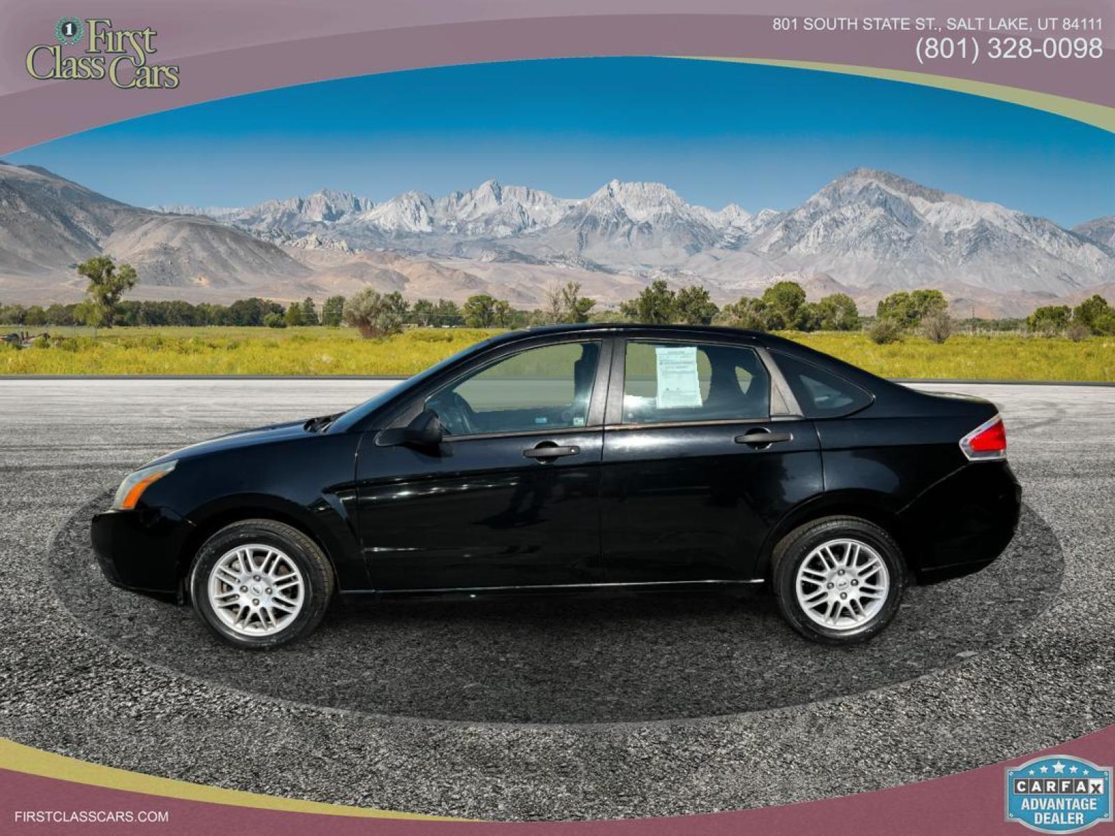 2011 Panther Black Metallic /Gray Cloth Ford Focus SE Sedan (1FAHP3FN8BW) with an 2.0L 4 Cyl. engine, Automatic transmission, located at 801 South State Street, Salt Lake City, UT, 84111, (801) 328-0098, 40.751953, -111.888206 - Life is crazy. Now is the time to buy! All of our prices are just dollars above our cost. These prices will change as soon as life isn't so crazy. So please call or come in. We are here to save you a lot of money! Our service department is OPEN DAILY to help with any of your service needs. P - Photo #1