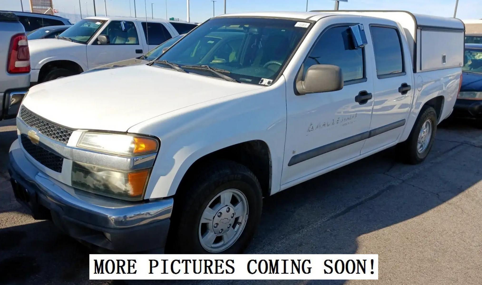 2007 Bright White /Gray Cloth Chevrolet Colorado LT1 Crew Cab 2WD (1GCCS13E278) with an 3.7L 5 Cyl. engine, Automatic transmission, located at 801 South State Street, Salt Lake City, UT, 84111, (801) 328-0098, 40.751953, -111.888206 - Life is crazy. Now is the time to buy! All of our prices are just dollars above our cost. These prices will change as soon as life isn't so crazy. So please call or come in. We are here to save you a lot of money! Our service department is OPEN DAILY to help with any of your service needs. P - Photo #0