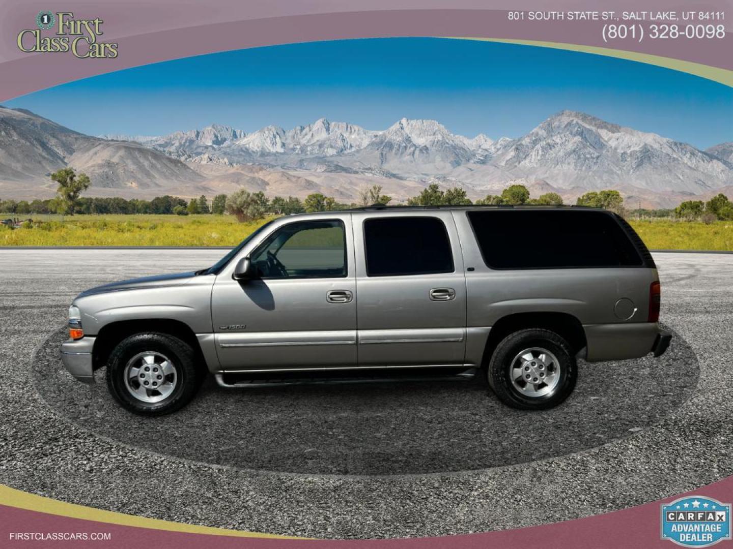 2001 Pewter Metallic /Tan Leather Chevrolet Suburban LT C1500 2WD (3GNEC16T41G) with an 5.3L V8 engine, Automatic transmission, located at 801 South State Street, Salt Lake City, UT, 84111, (801) 328-0098, 40.751953, -111.888206 - Life is crazy. Now is the time to buy! All of our prices are just dollars above our cost. These prices will change as soon as life isn't so crazy. So please call or come in. We are here to save you a lot of money! Our service department is OPEN DAILY to help with any of your service needs. P - Photo#1