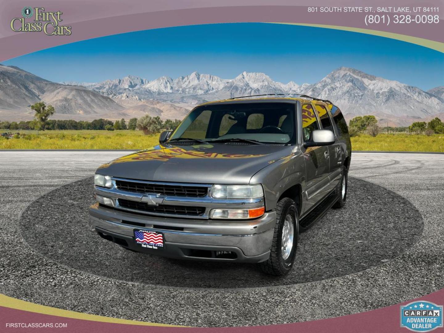 2001 Pewter Metallic /Tan Leather Chevrolet Suburban LT C1500 2WD (3GNEC16T41G) with an 5.3L V8 engine, Automatic transmission, located at 801 South State Street, Salt Lake City, UT, 84111, (801) 328-0098, 40.751953, -111.888206 - Life is crazy. Now is the time to buy! All of our prices are just dollars above our cost. These prices will change as soon as life isn't so crazy. So please call or come in. We are here to save you a lot of money! Our service department is OPEN DAILY to help with any of your service needs. P - Photo#2