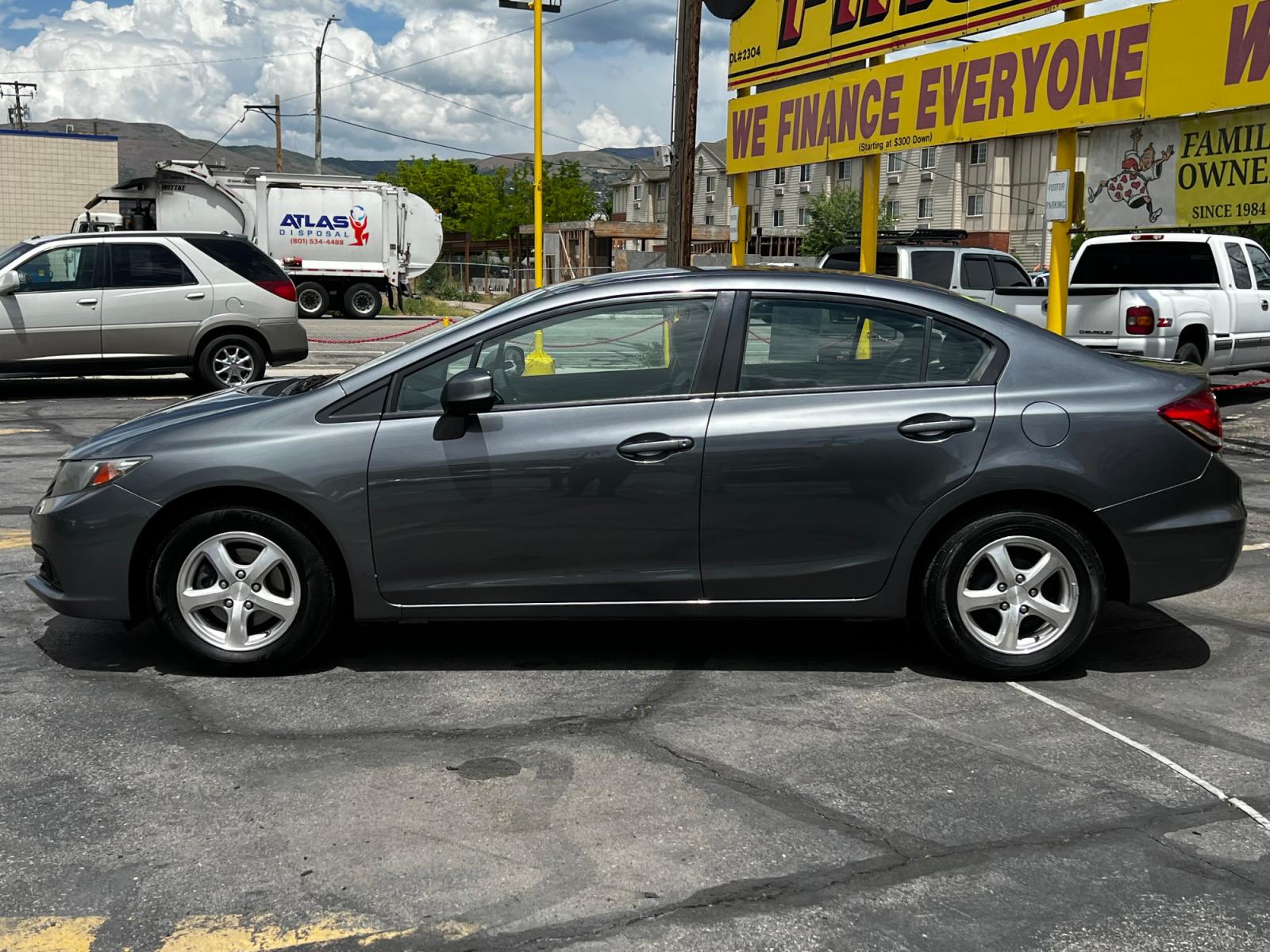 2013 Nimbus Gray Metallic /Gray Cloth Honda Civic CNG (19XFB5F56DE) with an 1.8L 4 Cyl. engine, Automatic transmission, located at 801 South State Street, Salt Lake City, UT, 84111, (801) 328-0098, 40.751953, -111.888206 - Life is crazy. Now is the time to buy! All of our prices are just dollars above our cost. These prices will change as soon as life isn't so crazy. So please call or come in. We are here to save you a lot of money! Our service department is OPEN DAILY to help with any of your service needs. P - Photo #1