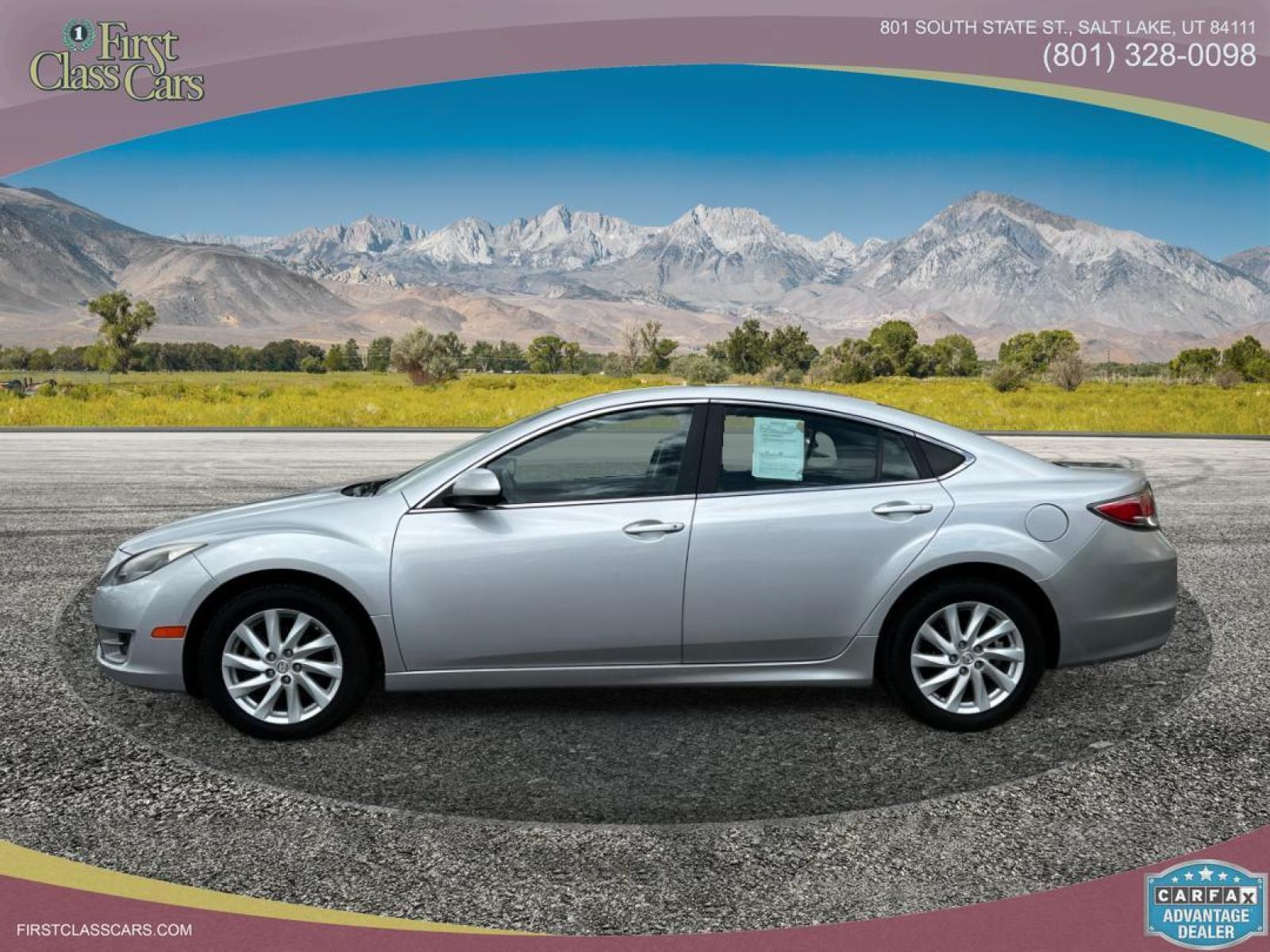 2012 Sunlight Silver Metallic /Gray Cloth Mazda Mazda6 I Touring (1YVHZ8DH9C5) with an 2.5L 4 Cyl. engine, Automatic transmission, located at 801 South State Street, Salt Lake City, UT, 84111, (801) 328-0098, 40.751953, -111.888206 - Life is crazy. Now is the time to buy! All of our prices are just dollars above our cost. These prices will change as soon as life isn't so crazy. So please call or come in. We are here to save you a lot of money! Our service department is OPEN DAILY to help with any of your service needs. P - Photo #1