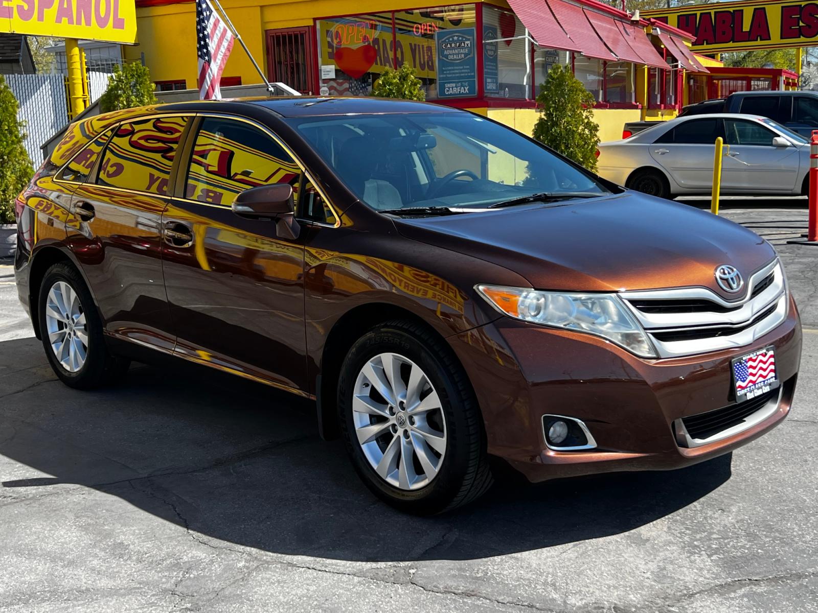 2013 Golden Umber Mica /Black Cloth Toyota Venza LE AWD (4T3BA3BB1DU) with an 2.7L 4 Cyl. engine, Automatic transmission, located at 801 South State Street, Salt Lake City, UT, 84111, (801) 328-0098, 40.751953, -111.888206 - Life is crazy. Now is the time to buy! All of our prices are just dollars above our cost. These prices will change as soon as life isn't so crazy. So please call or come in. We are here to save you a lot of money! Our service department is OPEN DAILY to help with any of your service needs. P - Photo #4