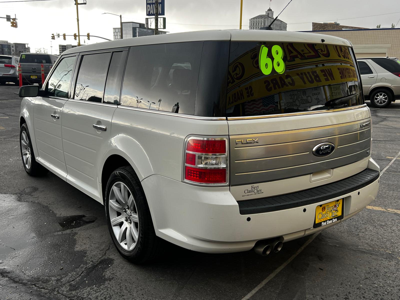 2009 Oxford White /Tan Leather Ford Flex Limited AWD (2FMEK63C59B) with an 3.5L V6 engine, Automatic transmission, located at 801 South State Street, Salt Lake City, UT, 84111, (801) 328-0098, 40.751953, -111.888206 - Life is crazy. Now is the time to buy! All of our prices are just dollars above our cost. These prices will change as soon as life isn't so crazy. So please call or come in. We are here to save you a lot of money! Our service department is OPEN DAILY to help with any of your service needs. P - Photo #8