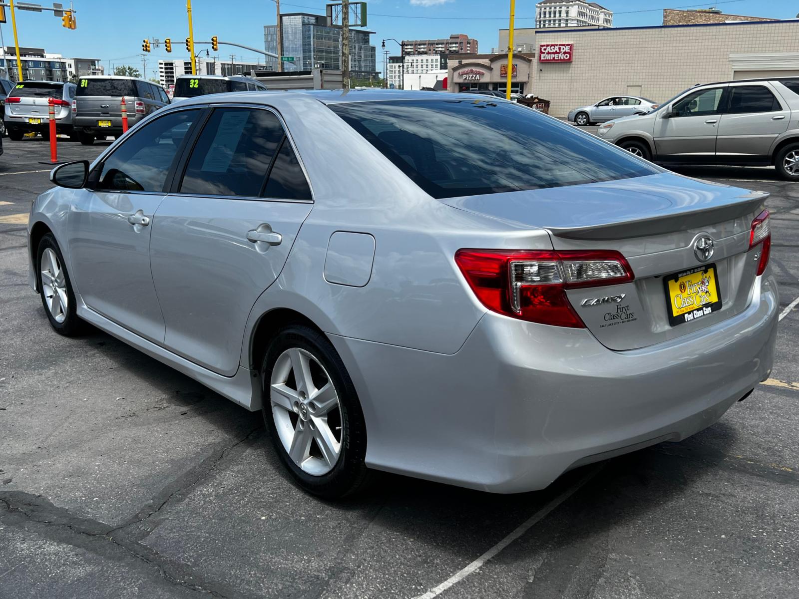 2014 Silver Streak Mica /Black Toyota Camry SE (4T1BF1FK9EU) with an 2.5L 4 Cyl. engine, Automatic transmission, located at 801 South State Street, Salt Lake City, UT, 84111, (801) 328-0098, 40.751953, -111.888206 - Life is crazy. Now is the time to buy! All of our prices are just dollars above our cost. These prices will change as soon as life isn't so crazy. So please call or come in. We are here to save you a lot of money! Our service department is OPEN DAILY to help with any of your service needs. P - Photo #8