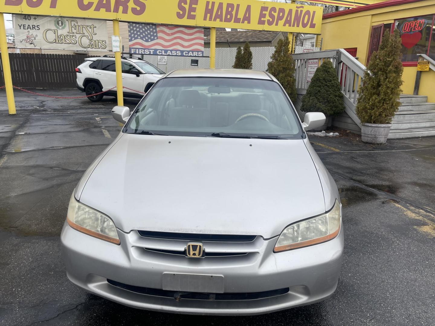 1999 Naples Gold Metallic /Tan Cloth Honda Accord LX sedan (JHMCG564XXC) with an 2.3L 4 Cyl. engine, Automatic transmission, located at 801 South State Street, Salt Lake City, UT, 84111, (801) 328-0098, 40.751953, -111.888206 - Vehicle Features: LX Model, AM/FM Stereo, Air Conditioning, Automatic Transmission, Cassette Player, Cloth Seats, Cruise Control, Power Locks, Power Mirrors, Power Windows, Rear Defroster Our service department is OPEN DAILY to help with any of your service needs. Please call for immediate appointm - Photo#1