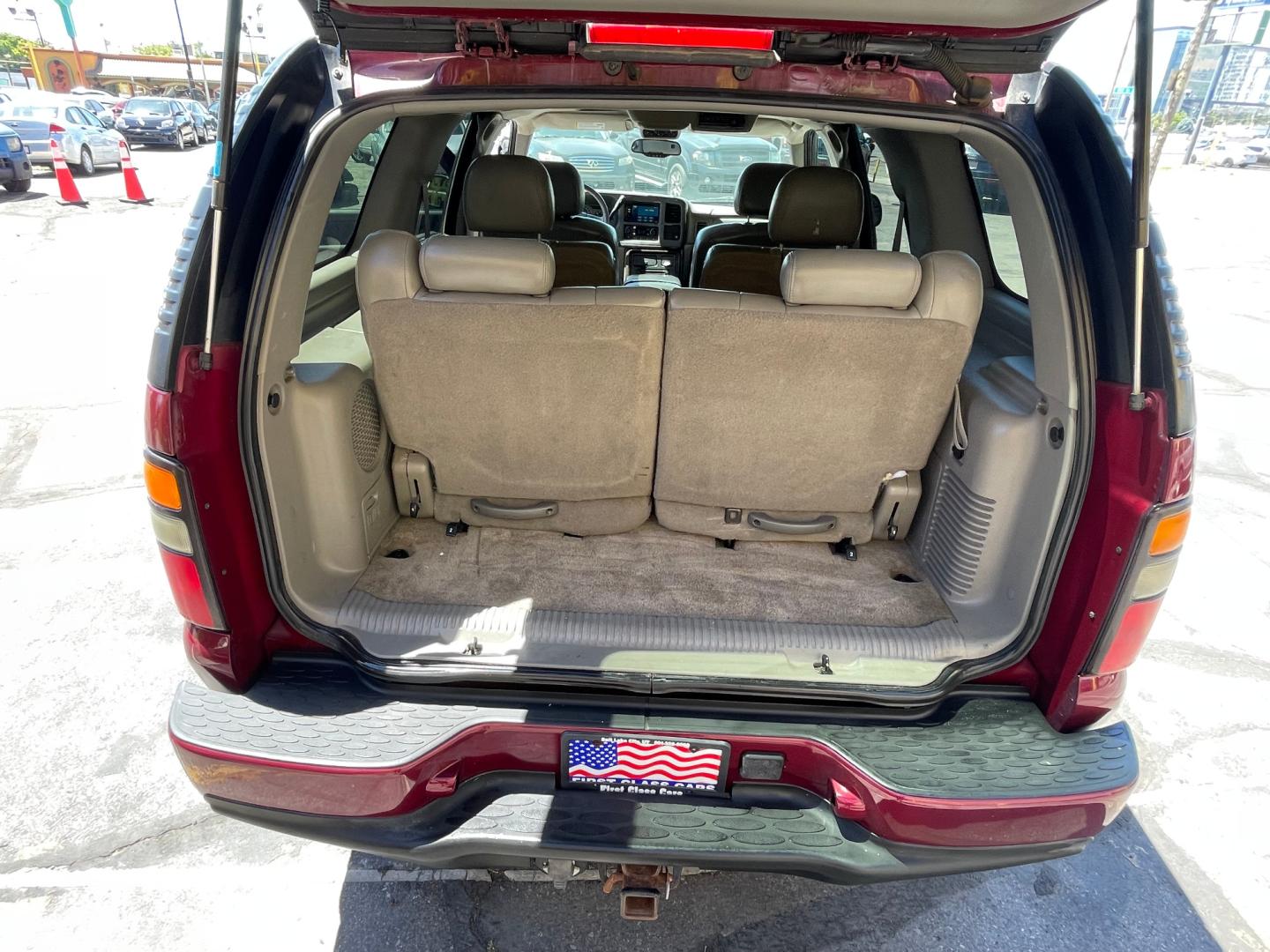 2005 Sport Red Metallic /Gray Leather GMC Yukon Denali Denali (1GKEK63U55J) with an 6.0L V8 engine, Automatic transmission, located at 801 South State Street, Salt Lake City, UT, 84111, (801) 328-0098, 40.751953, -111.888206 - We are here to save you a lot of money! Our service department is OPEN DAILY to help with any of your service needs. Please call for immediate appointment! Clean Title!! Extra clean!! Immaculate condition!! Free Carfax!! Must see!! Warranty available!! Free Carfax!!! Vehicle Features:Dena - Photo#17