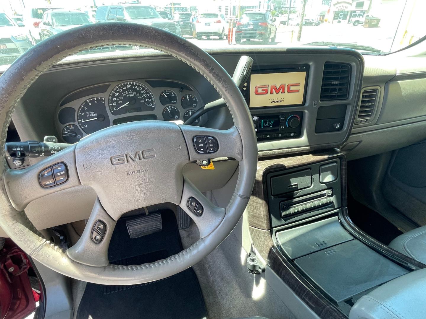 2005 Sport Red Metallic /Gray Leather GMC Yukon Denali Denali (1GKEK63U55J) with an 6.0L V8 engine, Automatic transmission, located at 801 South State Street, Salt Lake City, UT, 84111, (801) 328-0098, 40.751953, -111.888206 - We are here to save you a lot of money! Our service department is OPEN DAILY to help with any of your service needs. Please call for immediate appointment! Clean Title!! Extra clean!! Immaculate condition!! Free Carfax!! Must see!! Warranty available!! Free Carfax!!! Vehicle Features:Dena - Photo#13