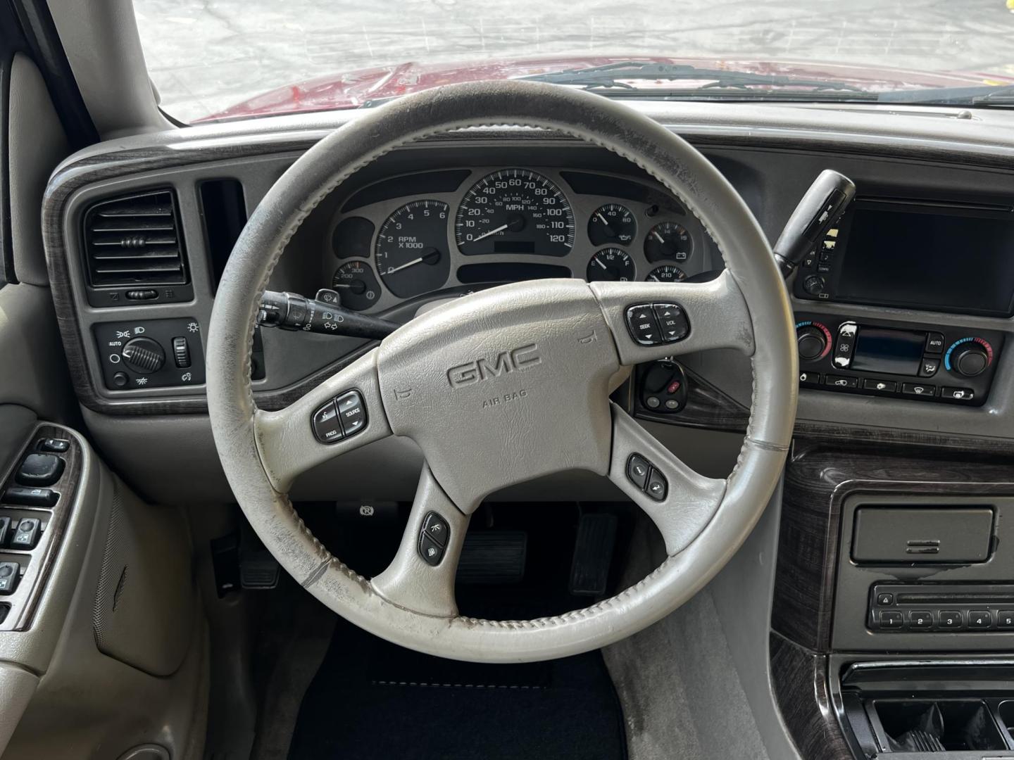 2005 Sport Red Metallic /Gray Leather GMC Yukon Denali Denali (1GKEK63U55J) with an 6.0L V8 engine, Automatic transmission, located at 801 South State Street, Salt Lake City, UT, 84111, (801) 328-0098, 40.751953, -111.888206 - We are here to save you a lot of money! Our service department is OPEN DAILY to help with any of your service needs. Please call for immediate appointment! Clean Title!! Extra clean!! Immaculate condition!! Free Carfax!! Must see!! Warranty available!! Free Carfax!!! Vehicle Features:Dena - Photo#11