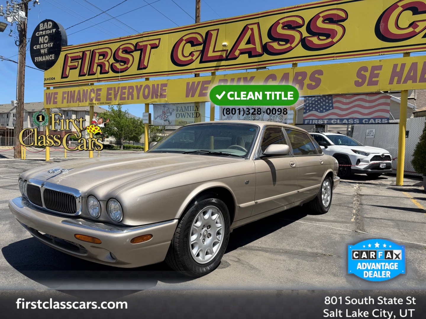 1999 Topaz Metallic /Tan Leather Jaguar XJ Sedan XJ8 L (SAJHX6047XC) with an 4.0L V8 engine, Automatic transmission, located at 801 South State Street, Salt Lake City, UT, 84111, (801) 328-0098, 40.751953, -111.888206 - Life is crazy. Now is the time to buy! All of our prices are just dollars above our cost. These prices will change as soon as life isn't so crazy. So please call or come in. We are here to save you a lot of money! Our service department is OPEN DAILY to help with any of your service needs. Please ca - Photo#0
