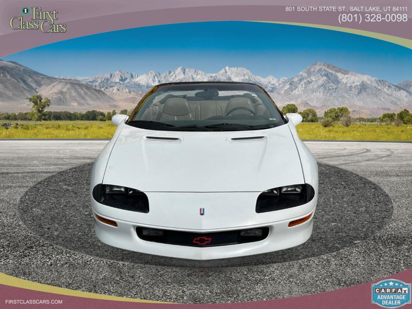 1995 Artic White /Tan Leather Chevrolet Camaro Z28 Convertible (2G1FP32PXS2) with an 5.7L V8 engine, Manual transmission, located at 801 South State Street, Salt Lake City, UT, 84111, (801) 328-0098, 40.751953, -111.888206 - Extremely hard car to find! This is a rare find for any Camaro collector! This is now considered a classic! This will forever be a unique hard to find vehicle as they will no longer build or make anything like this very soon it will be a collectors item for years to come! Car is in excellent shape! - Photo#3