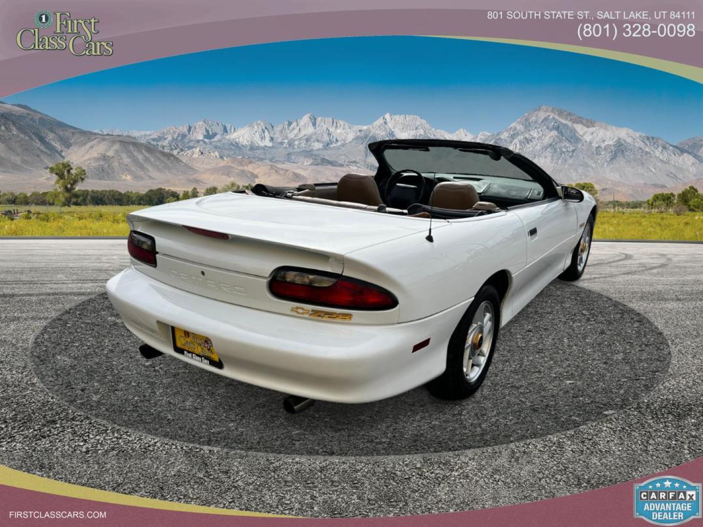 1995 Artic White /Tan Leather Chevrolet Camaro Z28 Convertible (2G1FP32PXS2) with an 5.7L V8 engine, Manual transmission, located at 801 South State Street, Salt Lake City, UT, 84111, (801) 328-0098, 40.751953, -111.888206 - Extremely hard car to find! This is a rare find for any Camaro collector! This is now considered a classic! This will forever be a unique hard to find vehicle as they will no longer build or make anything like this very soon it will be a collectors item for years to come! Car is in excellent shape! - Photo#5