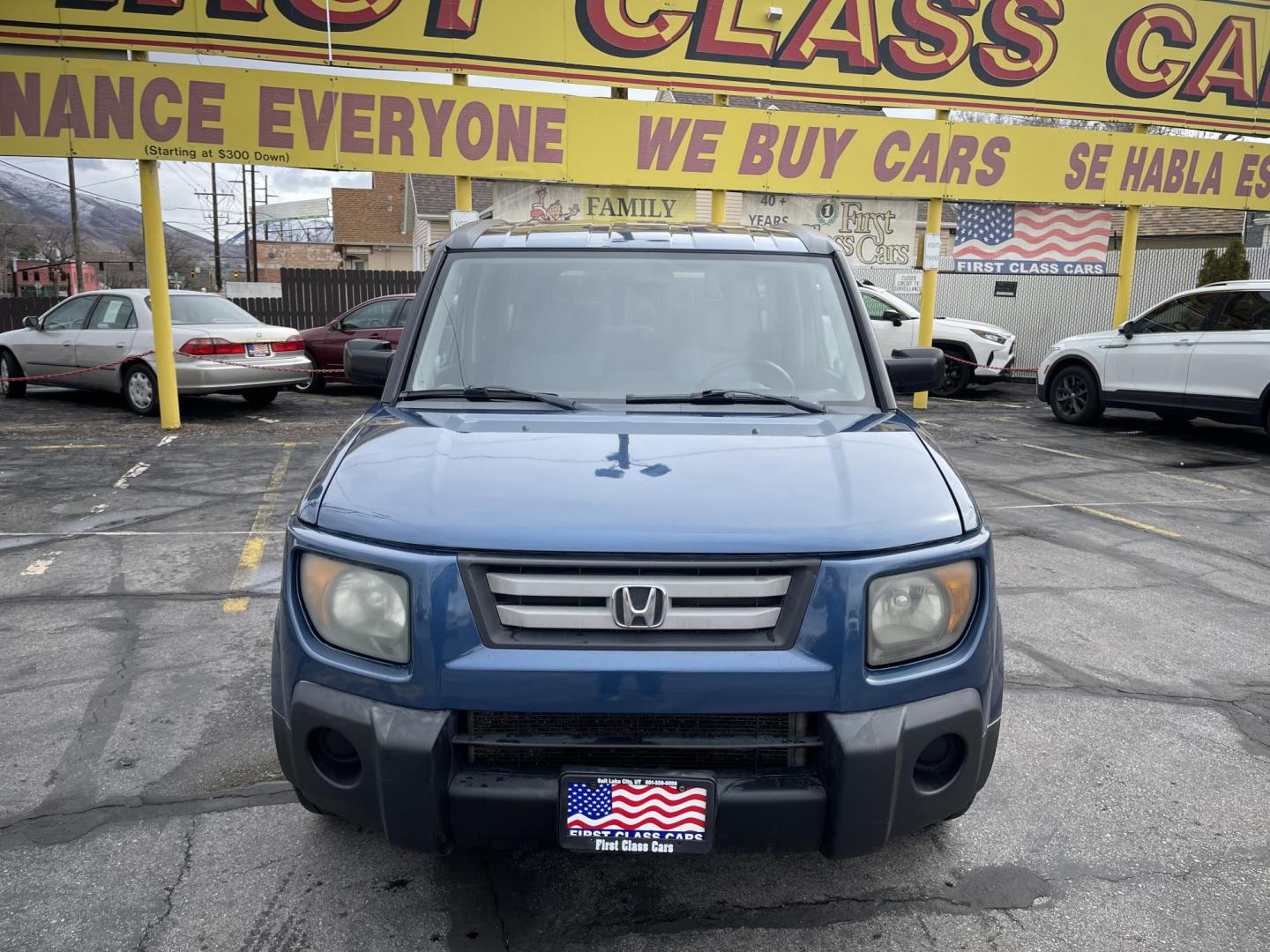 2008 Fiji Blue Pearl /Gray Cloth Honda Element EX 4WD AT (5J6YH28788L) with an 2.4L 4 Cyl. engine, Automatic transmission, located at 801 South State Street, Salt Lake City, UT, 84111, (801) 328-0098, 40.751953, -111.888206 - Clean hard to find AWD Honda Element Clean title! Tires are in good condition, great gas mileage commuter car. Vehicle Features:Awd, automatic, 2.4 liter 4 cylinder, power windows, power locks, fold away seats, plastic flooring, AM/FM/CD, rear moon roof, keyless entry, alloy wheels, cloth seats - Photo#2