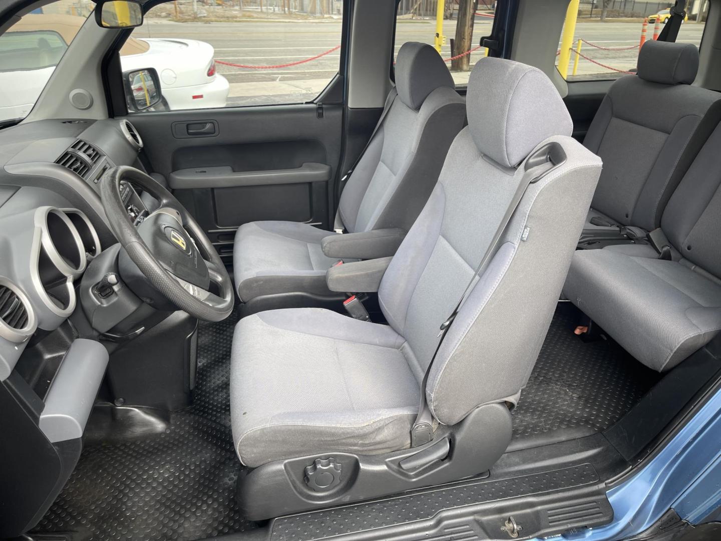 2008 Fiji Blue Pearl /Gray Cloth Honda Element EX 4WD AT (5J6YH28788L) with an 2.4L 4 Cyl. engine, Automatic transmission, located at 801 South State Street, Salt Lake City, UT, 84111, (801) 328-0098, 40.751953, -111.888206 - Clean hard to find AWD Honda Element Clean title! Tires are in good condition, great gas mileage commuter car. Vehicle Features:Awd, automatic, 2.4 liter 4 cylinder, power windows, power locks, fold away seats, plastic flooring, AM/FM/CD, rear moon roof, keyless entry, alloy wheels, cloth seats - Photo#10