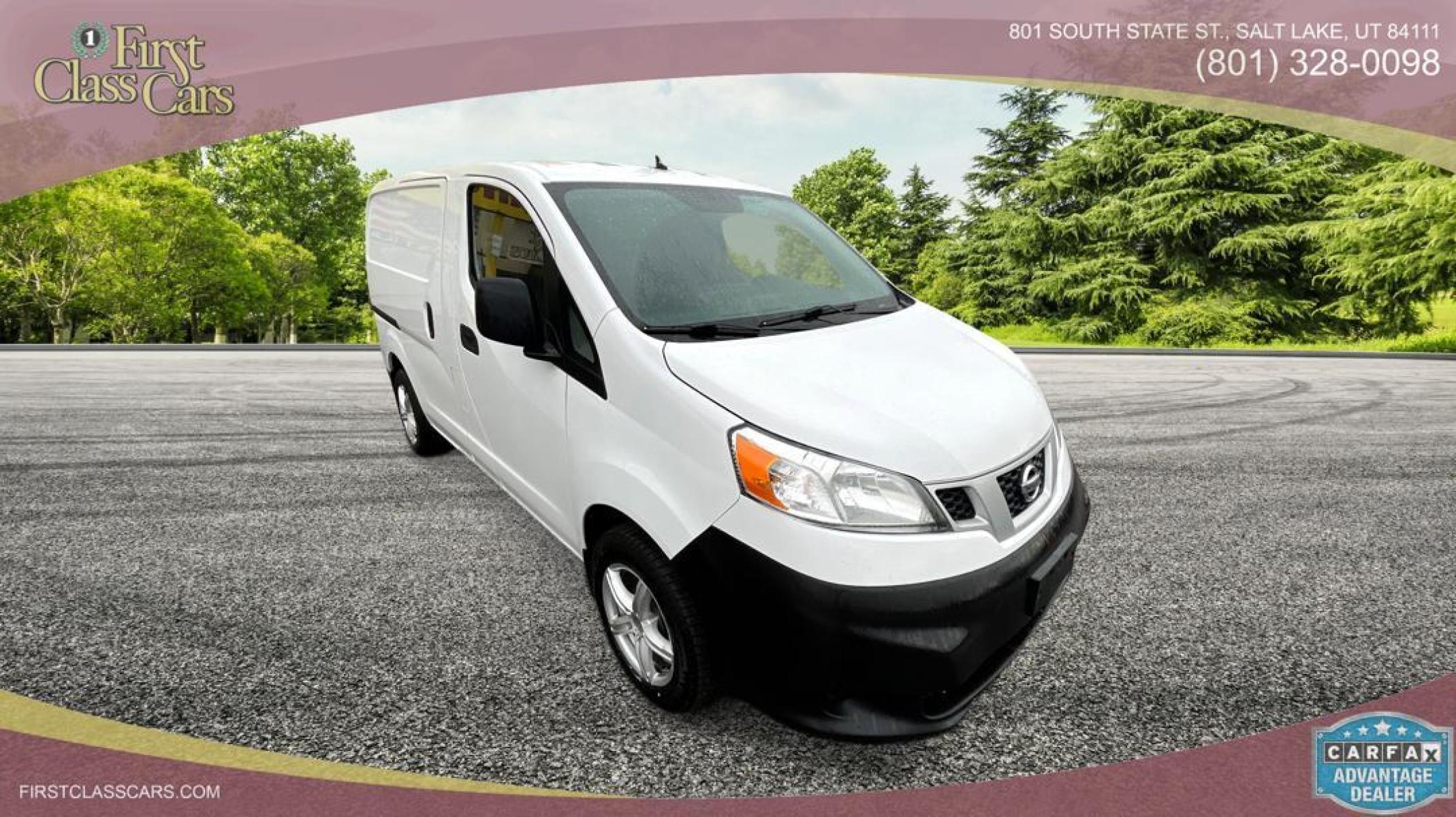 2018 Artic White /Gray Nissan NV200 NV 200 S (3N6CM0KN5JK) with an 4 Cylinder 2.0L engine, AUTOMATIC transmission, located at 801 South State Street, Salt Lake City, UT, 84111, (801) 328-0098, 40.751953, -111.888206 - Perfect cargo van to start a business or maintain an existing business! FREE CAR FAX AND FREE AUTO CHECK on EVERY CAR know the car before you buy only at First Class Cars.Our service department is OPEN DAILY to help with any of your service needs. Please call for immediate appointment! Features:- - Photo #7