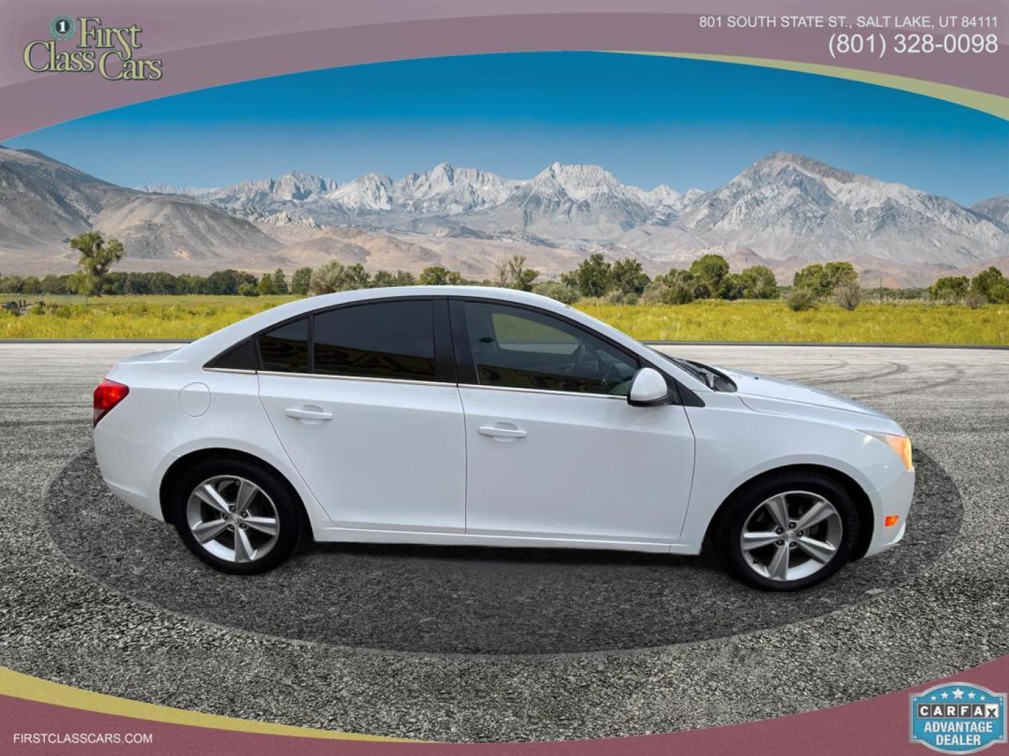 2013 Artic White /TAN Chevrolet Cruze LT (1G1PE5SB6D7) with an 1.4L 4 CYLINDER engine, AUTOMATIC transmission, located at 801 South State Street, Salt Lake City, UT, 84111, (801) 328-0098, 40.751953, -111.888206 - Experience true performance & comfort with this 2013 used Chevrolet Cruze. Outstanding fuel efficiency, seamless connectivity, and sophisticated style - all at an affordable price. Spend less, drive more, and live life to the fullest! Features:ABS Brakes, AM/FM Stereo, Air Conditioning, Alloy Wheel - Photo#2
