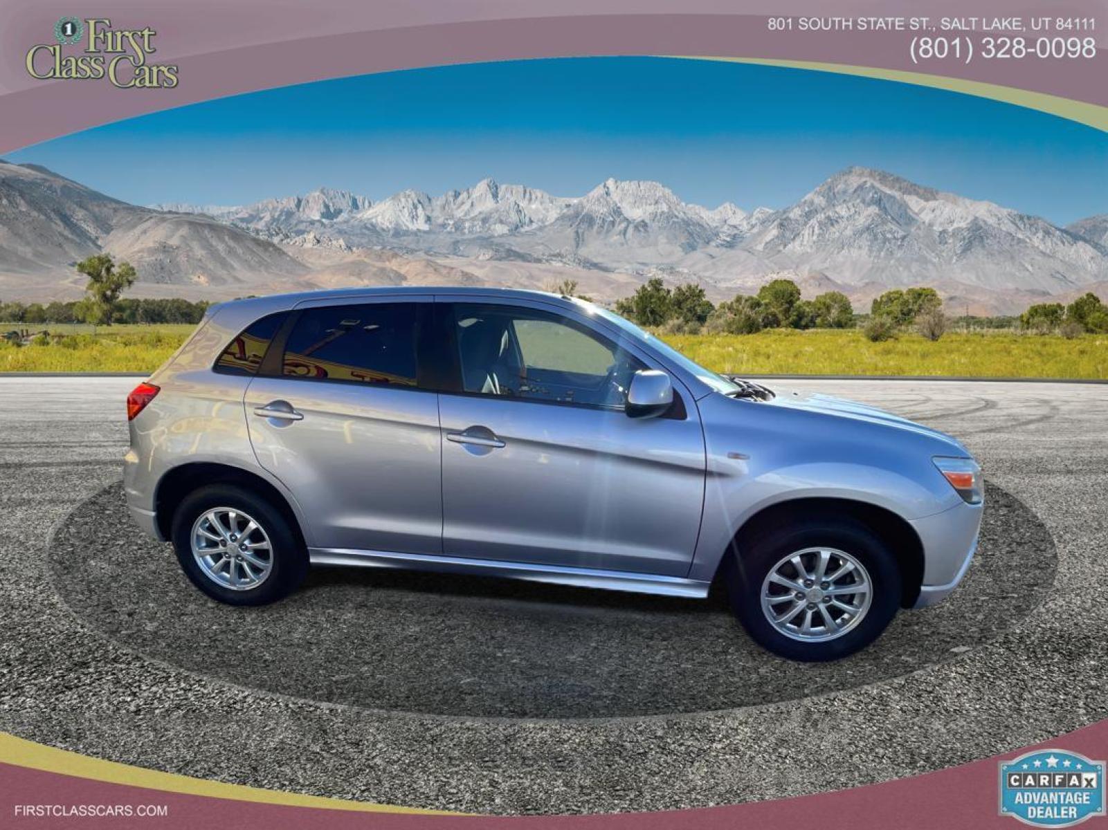 2012 Sunlight Silver Metallic /Black Mitsubishi Outlander Sport ES (JA4AP3AU6CZ) with an 4 Cylinder 2.0L engine, AUTOMATIC transmission, located at 801 South State Street, Salt Lake City, UT, 84111, (801) 328-0098, 40.751953, -111.888206 - Experience a perfect blend of style and power in this 2012 Mitsubishi Outlander Sport. Comes power-packed with smooth handling, comfortable interiors and unbeatable mileage. Grab this fantastic deal for a reliable, used vehicle before it's gone! Your exciting journey starts here. Features:ABS Bra - Photo #2