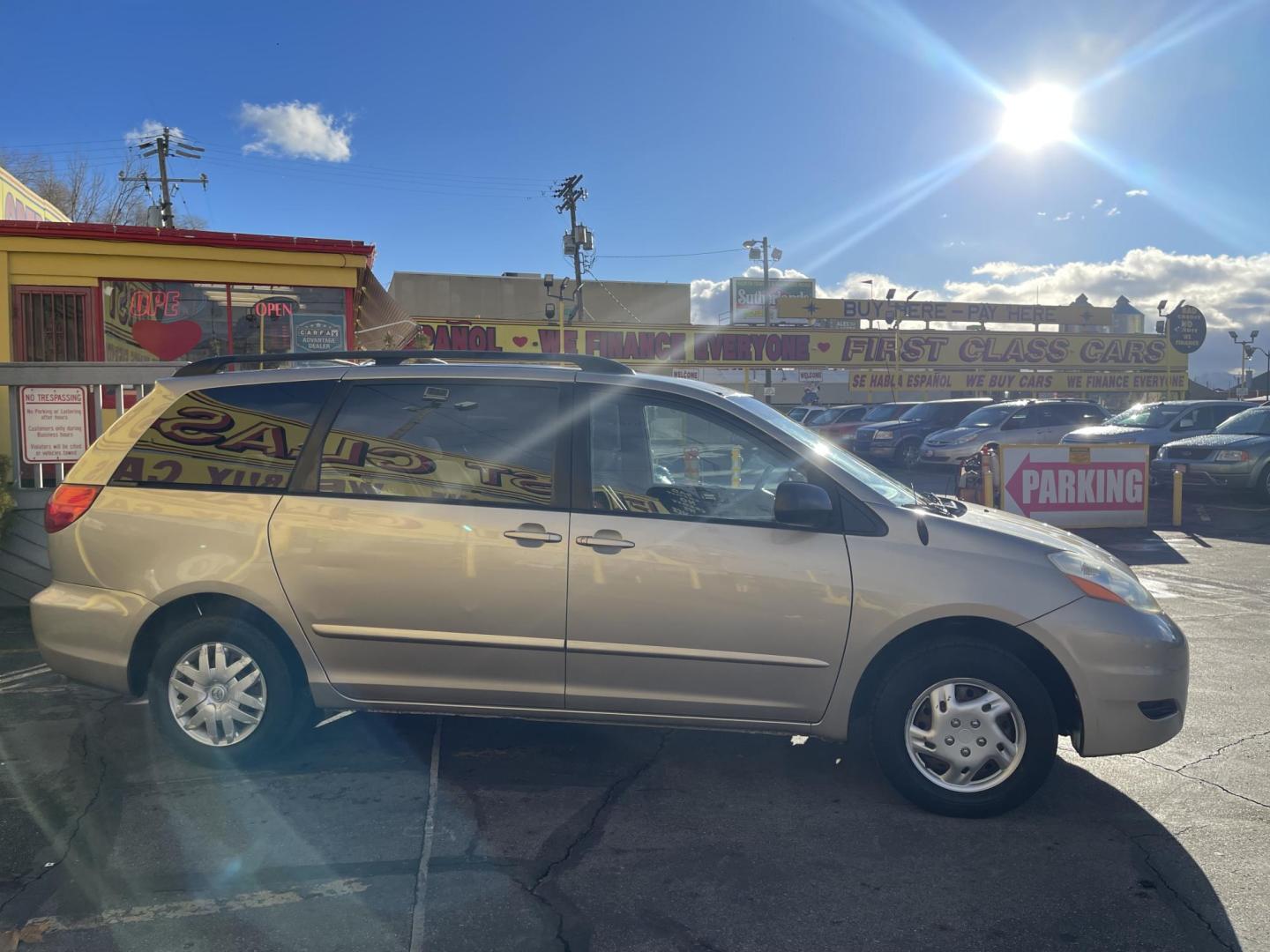 2006 Harvest Gold Metallic /TAN Toyota Sienna CE (5TDZA23C96S) with an 3.3 V6 engine, Automatic transmission, located at 801 South State Street, Salt Lake City, UT, 84111, (801) 328-0098, 40.751953, -111.888206 - 2006 Toyota Sienna *Branded Title* *Rebuilt/Restored* Features: Am/Fm/Cd, Automatic, 7 Passenger, Cloth Seats, 3.3 LITER V6 VVT-i, runs and drives good passes Utah state emissions testing requirements. * All advertised prices are just dollars above cost to make room for new inventory these are o - Photo#4