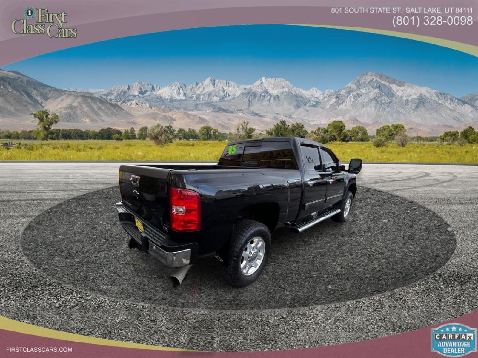 2012 Black /Black Chevrolet Silverado 3500HD (1GC4K1E81CF) , Allison Transmission transmission, located at 801 South State Street, Salt Lake City, UT, 84111, (801) 328-0098, 40.751953, -111.888206 - 3500HD LTZ DURAMAX DIESEL 6.6L, Loaded with features, 4x4, ALLISON TRANSMISSION, GREAT TIRES, BED LINER, LEATHER SEATS, BACKUP CAMERA, POWER SEATS, POWER LOCKS, POWER WINDOWS, Parking Sensors, AM/FM Aux input, Blutooth, GPS Navigation system, Rear Entertainment system, - Photo #3