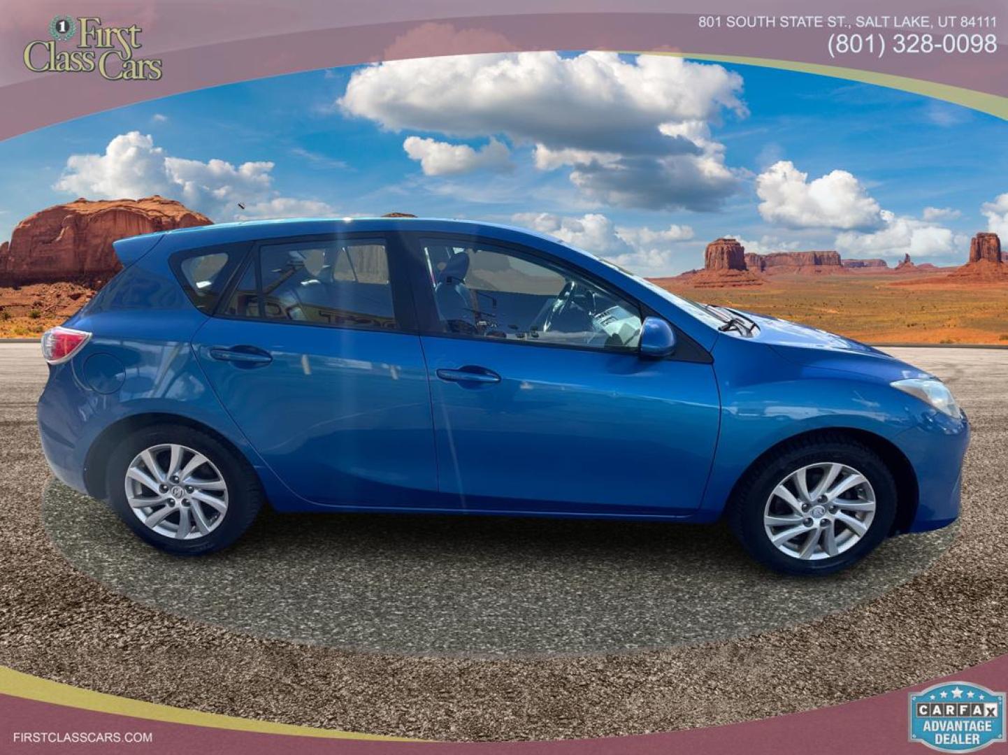 2012 Blue /BLACK Mazda MAZDA3 3 I Grand Touring (JM1BL1M78C1) with an 2.0 Liter 4 Cylinder engine, AUTOMATIC transmission, located at 801 South State Street, Salt Lake City, UT, 84111, (801) 328-0098, 40.751953, -111.888206 - "Get yourself into this exquisite 2012 Mazda MAZDA3! With impeccable handling, attractive design, great fuel efficiency, and top-notch safety features, it delivers an unmatched driving experience. Low mileage with a great price tag - It’s pre-owned, not pre-loved!" Features: Alloy Wheels, BOSE So - Photo#2