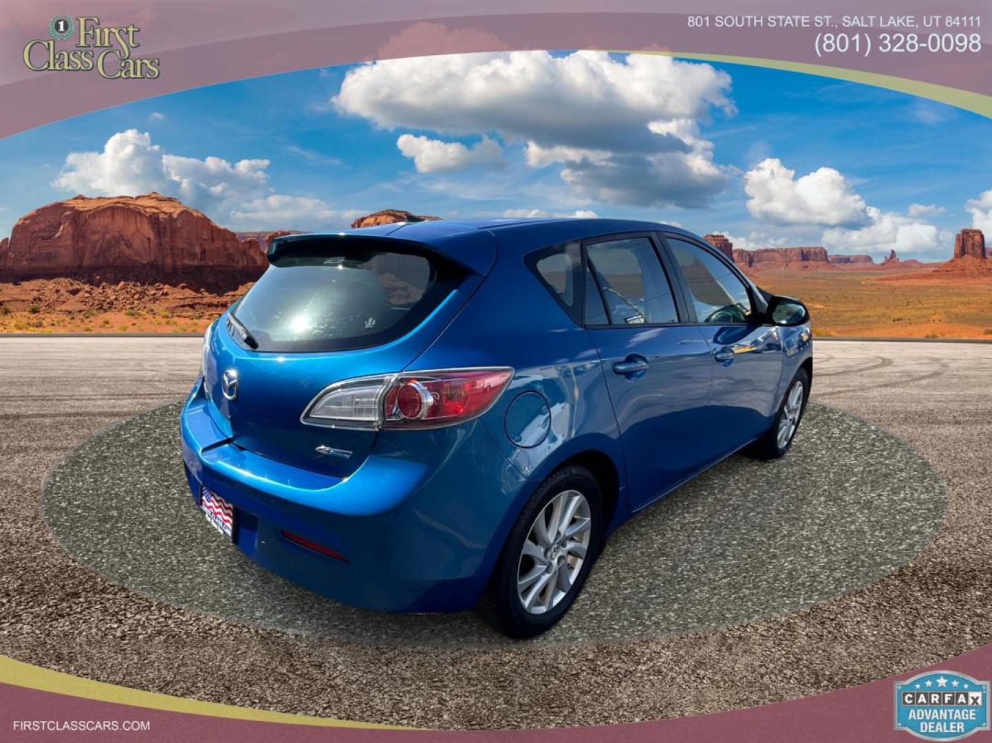 2012 Blue /BLACK Mazda MAZDA3 3 I Grand Touring (JM1BL1M78C1) with an 2.0 Liter 4 Cylinder engine, AUTOMATIC transmission, located at 801 South State Street, Salt Lake City, UT, 84111, (801) 328-0098, 40.751953, -111.888206 - "Get yourself into this exquisite 2012 Mazda MAZDA3! With impeccable handling, attractive design, great fuel efficiency, and top-notch safety features, it delivers an unmatched driving experience. Low mileage with a great price tag - It’s pre-owned, not pre-loved!" Features: Alloy Wheels, BOSE So - Photo#3
