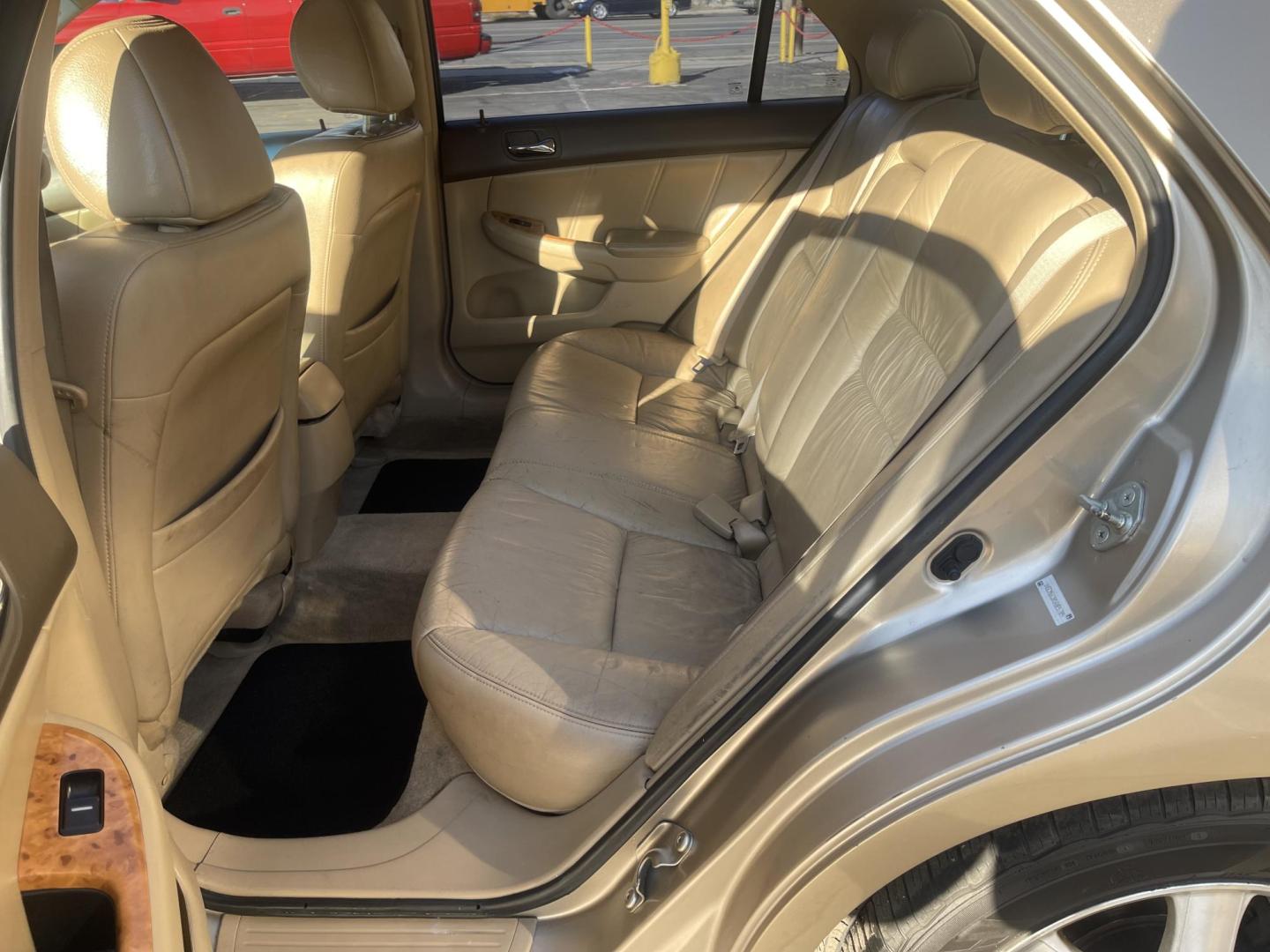 2005 Naples Gold Metallic /Tan Honda Accord EX (1HGCM66585A) with an 3.0Liter V6 engine, Automatic transmission, located at 801 South State Street, Salt Lake City, UT, 84111, (801) 328-0098, 40.751953, -111.888206 - Features: Alloy Wheels, Satellite Radio Ready, Front Seat Heaters, Sunroof(s), Leather Seats, ABS Brakes, CD Audio, Power Mirrors, Rear Spoiler, AM/FM Stereo, Cruise Control, Power Seat(s), Side Airbags, Air Conditioning, Overhead Airbags,	Power Windows, Traction Control, Automatic Transmission, Po - Photo#13