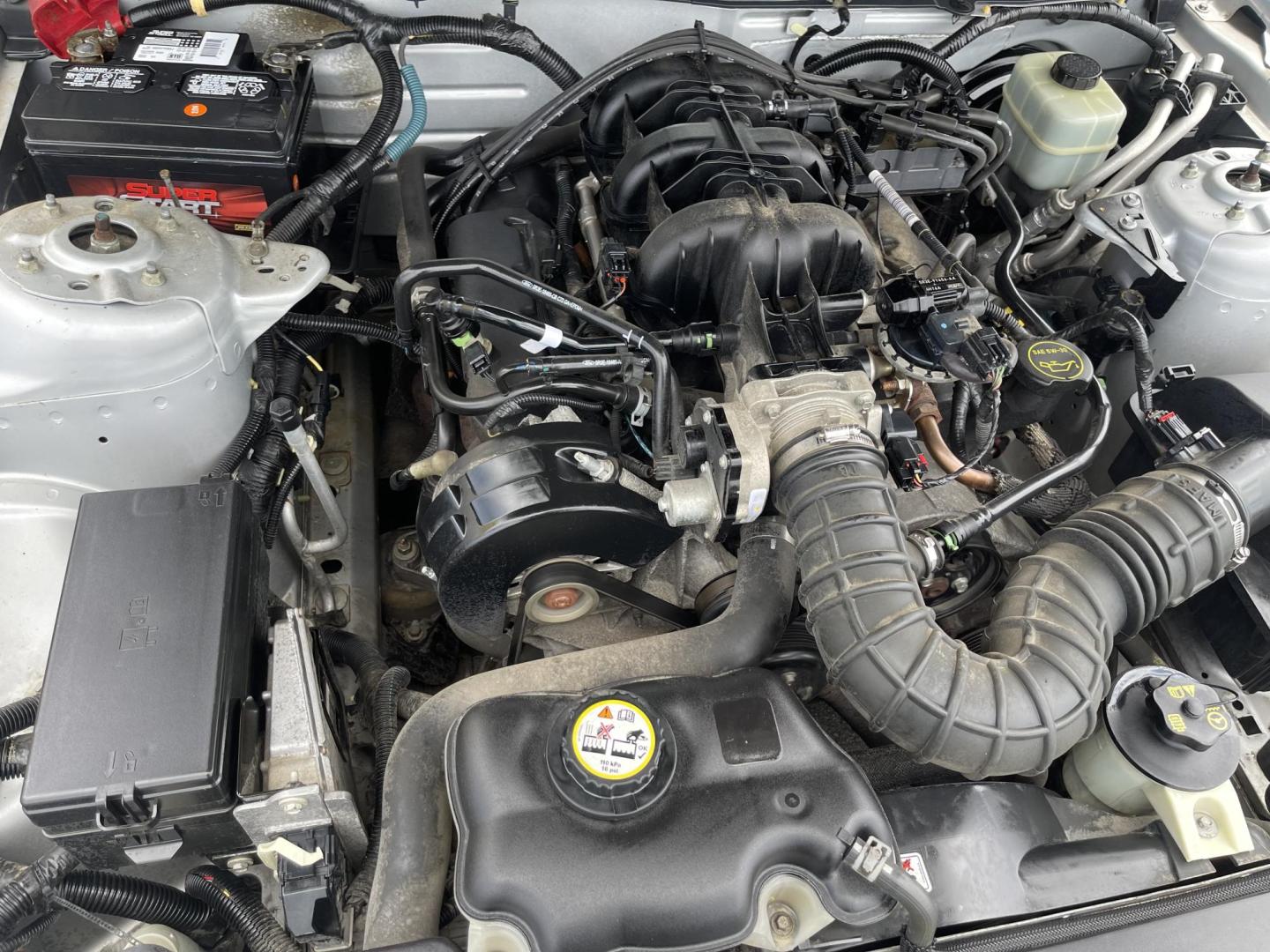 2005 Silver Sky Metallic /Black Ford Mustang Base (1ZVFT80N055) with an 4.0 L V6 engine, Automatic transmission, located at 801 South State Street, Salt Lake City, UT, 84111, (801) 328-0098, 40.751953, -111.888206 - Clean title! no rebuilt restored nice Mustang hard to find! Must see!!! Features: Alloy Wheels, Cloth Seats, ABS Brakes, Automatic Transmission, Power Locks, Power Windows, AM/FM Stereo, CD Audio, Power Mirrors, Rear Defroster, Air Conditioning, Cruise Control, Power Seat(s), Rear Spoiler * All ad - Photo#18