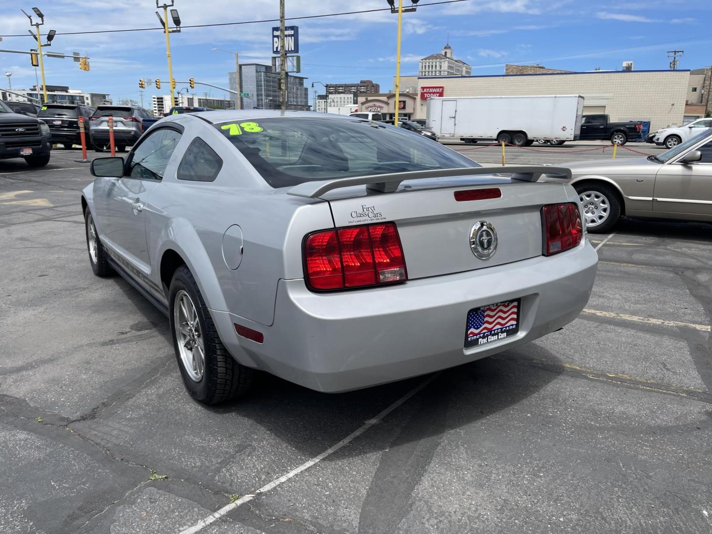 2005 Silver Sky Metallic /Black Ford Mustang Base (1ZVFT80N055) with an 4.0 L V6 engine, Automatic transmission, located at 801 South State Street, Salt Lake City, UT, 84111, (801) 328-0098, 40.751953, -111.888206 - Clean title! no rebuilt restored nice Mustang hard to find! Must see!!! Features: Alloy Wheels, Cloth Seats, ABS Brakes, Automatic Transmission, Power Locks, Power Windows, AM/FM Stereo, CD Audio, Power Mirrors, Rear Defroster, Air Conditioning, Cruise Control, Power Seat(s), Rear Spoiler * All ad - Photo#7