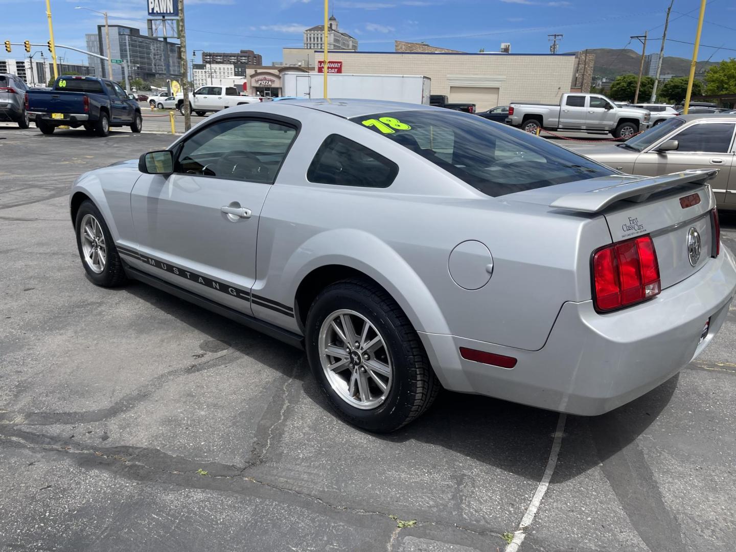 2005 Silver Sky Metallic /Black Ford Mustang Base (1ZVFT80N055) with an 4.0 L V6 engine, Automatic transmission, located at 801 South State Street, Salt Lake City, UT, 84111, (801) 328-0098, 40.751953, -111.888206 - Clean title! no rebuilt restored nice Mustang hard to find! Must see!!! Features: Alloy Wheels, Cloth Seats, ABS Brakes, Automatic Transmission, Power Locks, Power Windows, AM/FM Stereo, CD Audio, Power Mirrors, Rear Defroster, Air Conditioning, Cruise Control, Power Seat(s), Rear Spoiler * All ad - Photo#8