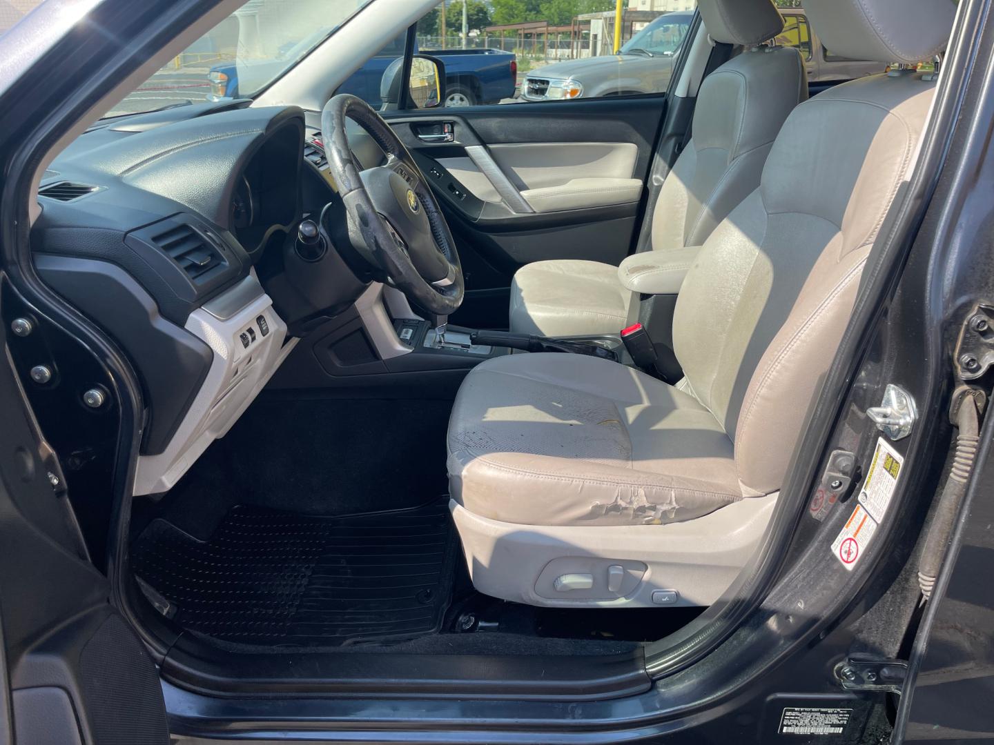 2014 Black Metallic /Tan Subaru Forester Limited X (JF2SJAHC6EH) with an 2.5L H4 engine, Automatic transmission, located at 801 South State Street, Salt Lake City, UT, 84111, (801) 328-0098, 40.751953, -111.888206 - Clean title! Only 2 owners on the Carfax history report. Features: AWD (All wheel Drive), Leather Seats, Bluetooth radio, touchscreen display, power seats, power sunroof, heated seats, power locks, power windows, power sunroof, Aux input, Alloy Wheels, Automatic, keyless entry, alarm, 2.5 liter, 4 - Photo#10