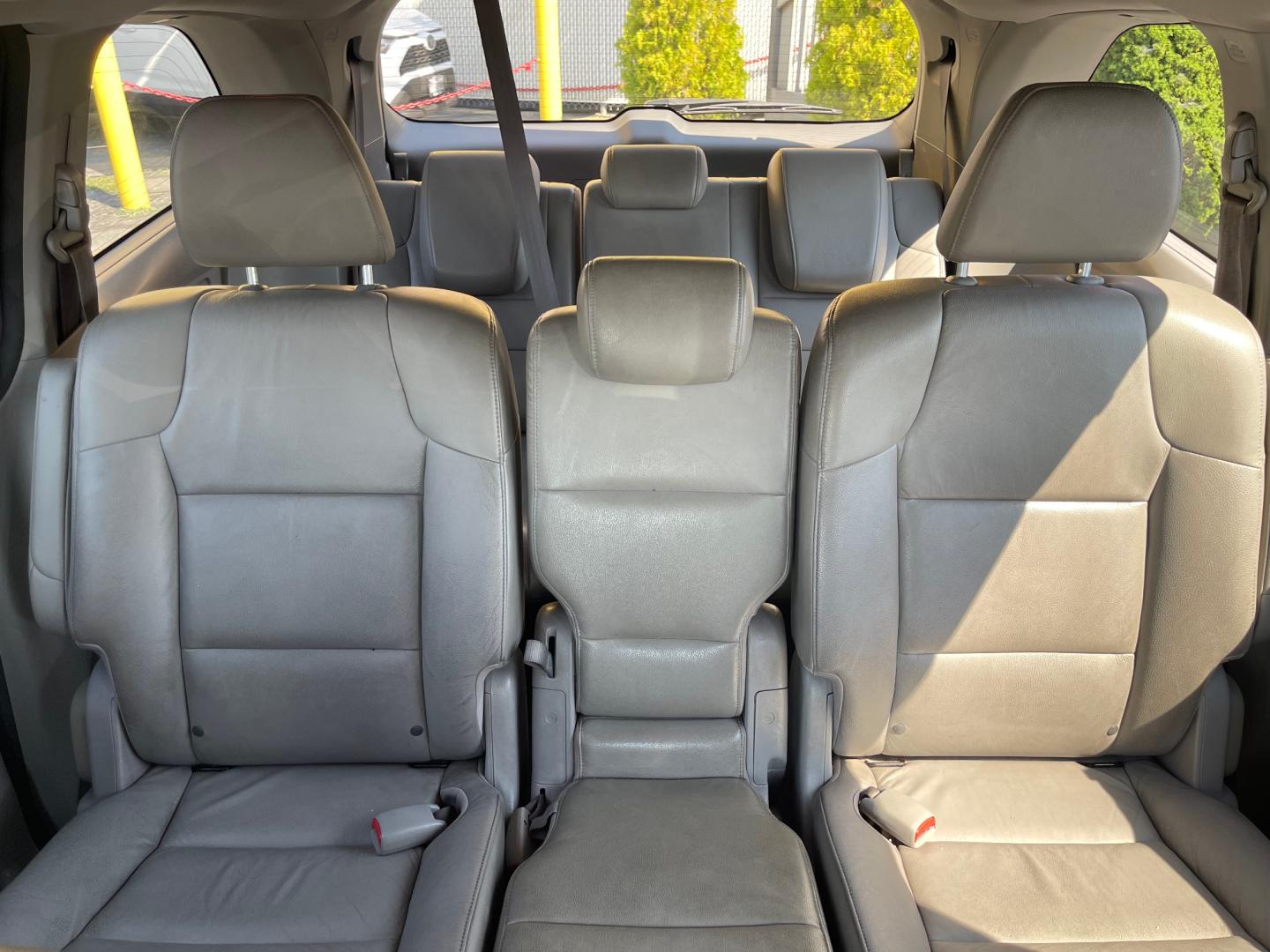 2013 Sterling Gray Metallic /Tan Honda Odyssey EX-L (5FNRL5H63DB) with an 3.5L V6 engine, Automatic transmission, located at 801 South State Street, Salt Lake City, UT, 84111, (801) 328-0098, 40.751953, -111.888206 - Clean title! 8 passenger van very clean condition! Easy clean leather interior! Features: Alloy Wheels, Rear Air Conditioning, Bluetooth Technology, Rear Sunshade, Fold-Away Third Row, Rear View Camera, Front Seat Heaters, Satellite Radio Ready, Leather Seats, Sunroof(s), Navigation System, Third - Photo#15