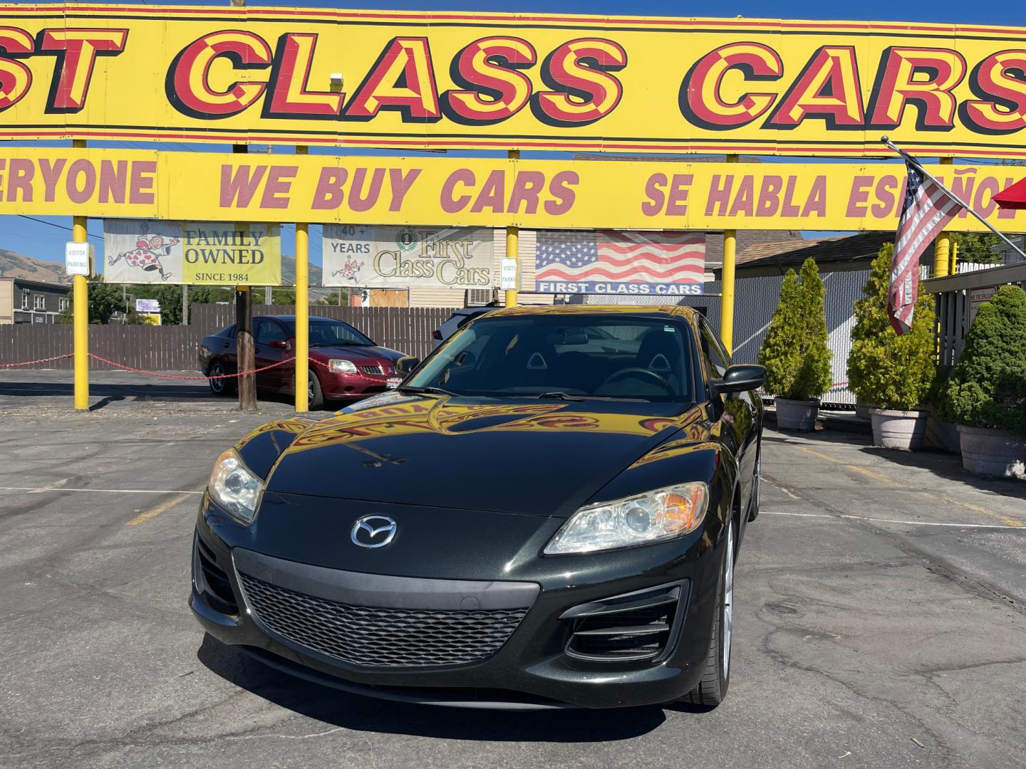 2010 Black Metallic /Black Mazda RX-8 RX8 Grand Touring (JM1FE1C43A0) with an 1.3L 4 Cylinder engine, Manual transmission, located at 801 South State Street, Salt Lake City, UT, 84111, (801) 328-0098, 40.751953, -111.888206 - Carfax 1 owner vehicle! Clean title no accidents on Carfax history report! Real clean in excellent condition for the year! Features: Alloy Wheels, Cloth Seats, ABS Brakes, CD Audio, Power Locks, Rear Spoiler, AM/FM Stereo, Cruise Control, Power Mirrors, Side Airbags, Air Conditioning, Manual Trans - Photo#1