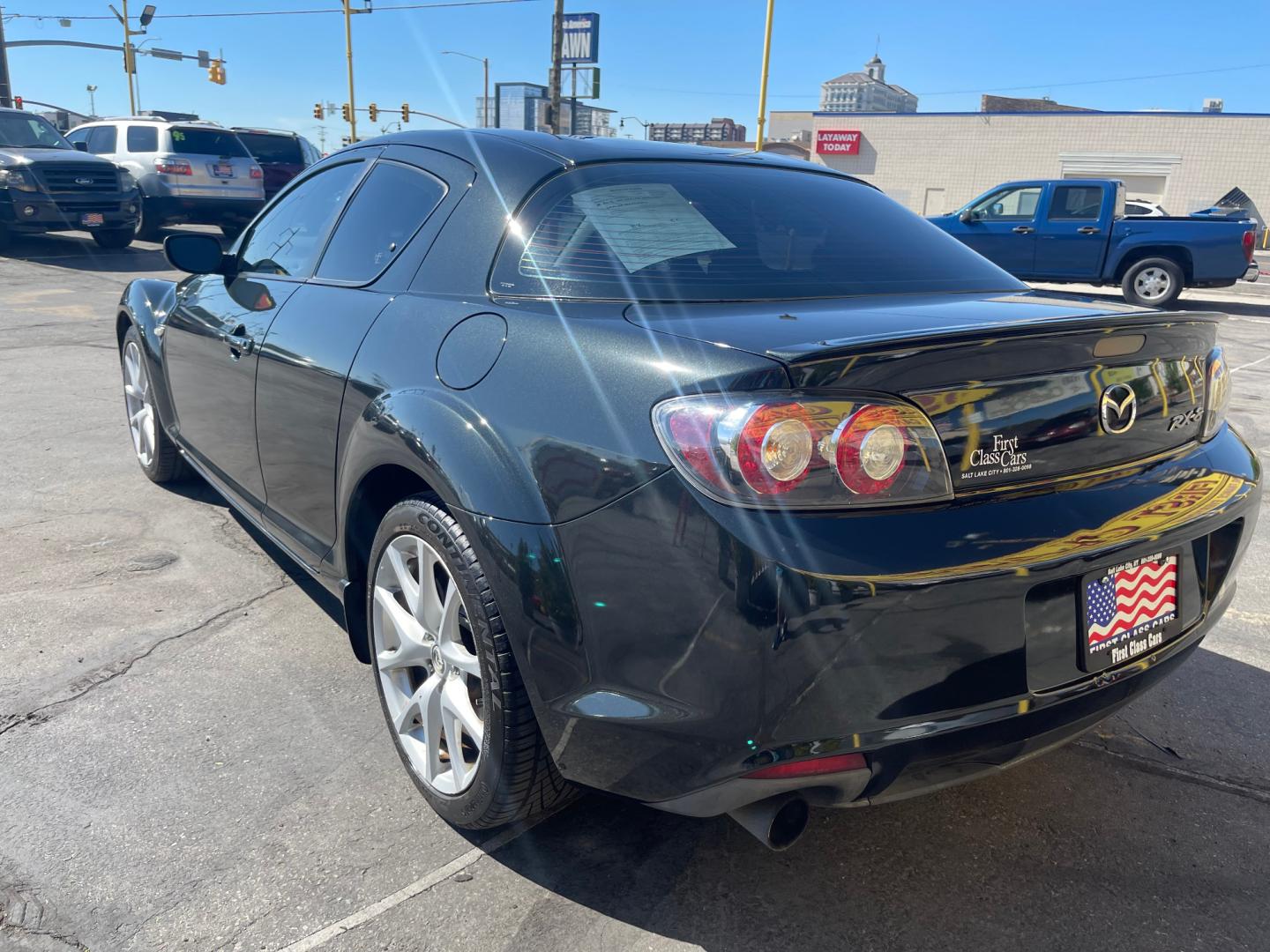 2010 Black Metallic /Black Mazda RX-8 RX8 Grand Touring (JM1FE1C43A0) with an 1.3L 4 Cylinder engine, Manual transmission, located at 801 South State Street, Salt Lake City, UT, 84111, (801) 328-0098, 40.751953, -111.888206 - Carfax 1 owner vehicle! Clean title no accidents on Carfax history report! Real clean in excellent condition for the year! Features: Alloy Wheels, Cloth Seats, ABS Brakes, CD Audio, Power Locks, Rear Spoiler, AM/FM Stereo, Cruise Control, Power Mirrors, Side Airbags, Air Conditioning, Manual Trans - Photo#8