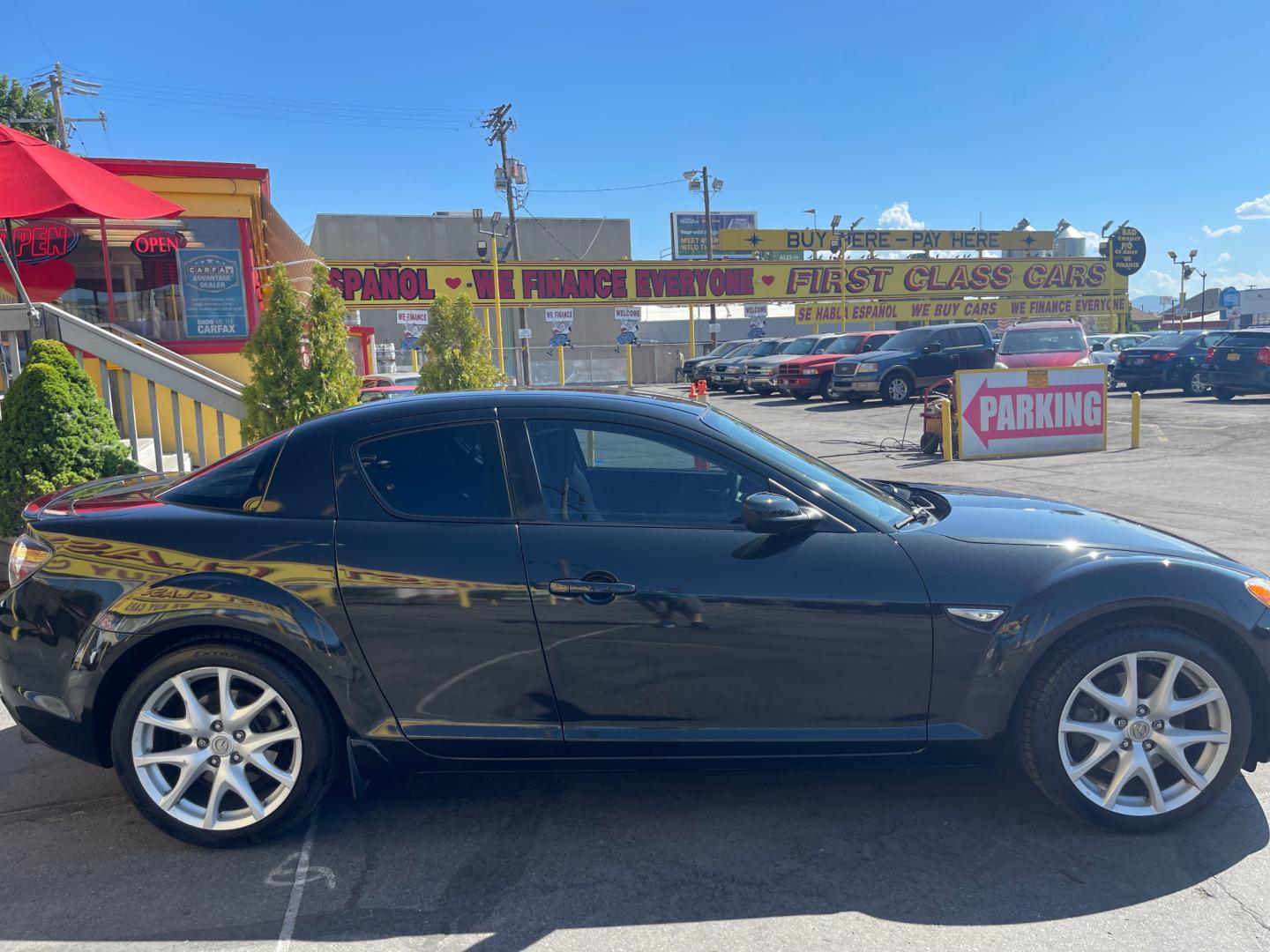 2010 Black Metallic /Black Mazda RX-8 RX8 Grand Touring (JM1FE1C43A0) with an 1.3L 4 Cylinder engine, Manual transmission, located at 801 South State Street, Salt Lake City, UT, 84111, (801) 328-0098, 40.751953, -111.888206 - Carfax 1 owner vehicle! Clean title no accidents on Carfax history report! Real clean in excellent condition for the year! Features: Alloy Wheels, Cloth Seats, ABS Brakes, CD Audio, Power Locks, Rear Spoiler, AM/FM Stereo, Cruise Control, Power Mirrors, Side Airbags, Air Conditioning, Manual Trans - Photo#5