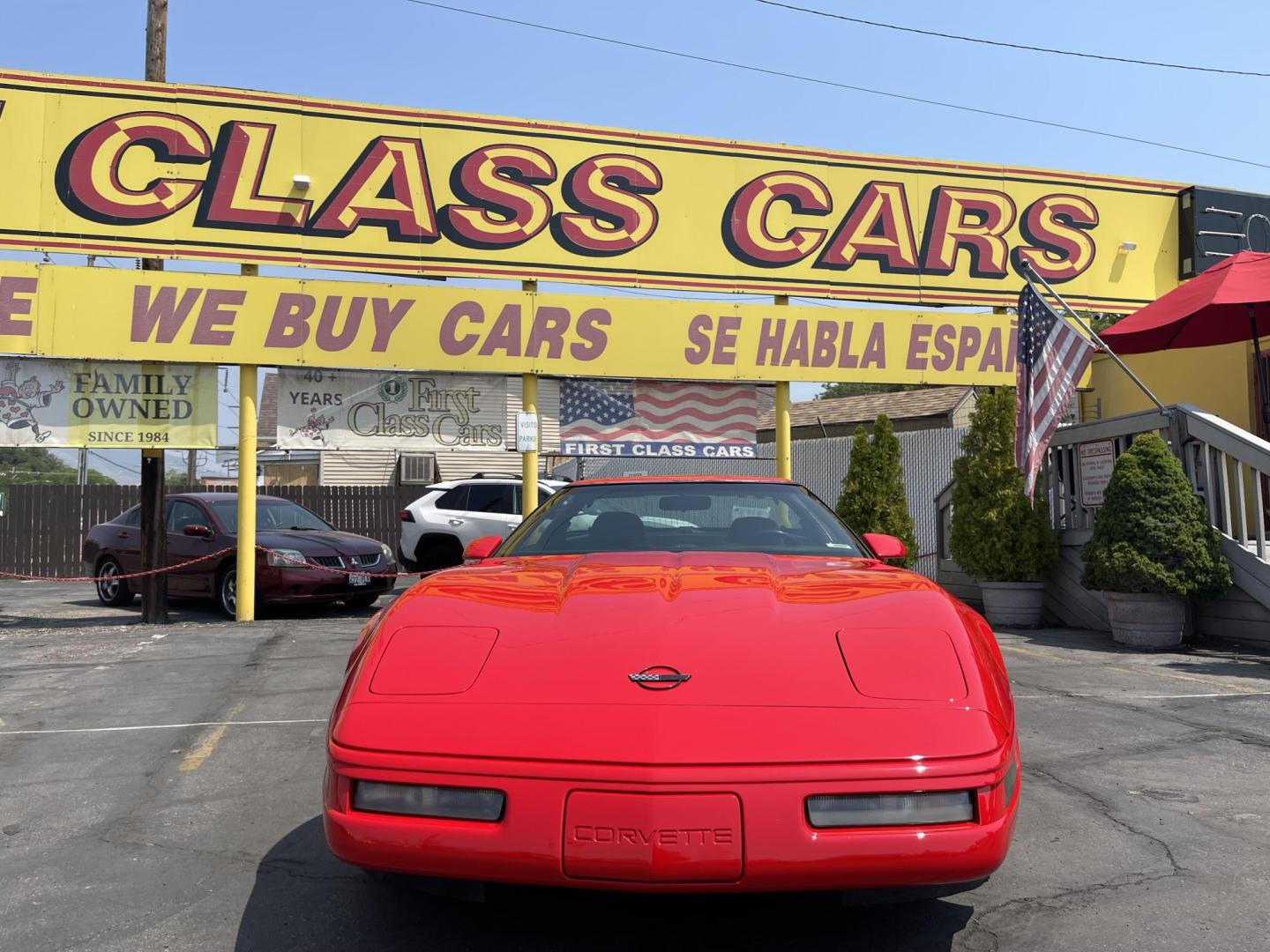 1996 Salsa Red Pearl /Black Chevrolet Corvette Coupe (1G1YY22P0T5) with an 5.7L V8 OHV 12V engine, Automatic transmission, located at 801 South State Street, Salt Lake City, UT, 84111, (801) 328-0098, 40.751953, -111.888206 - 1 Owner car! Immaculate condition! Super low miles! No accidents on the Carfax history report. 1 owner very clean!!! Immaculate condition for the year make and miles! A must see for Corvette collectors and enthusiasts. Hard car to find. Features: Alloy Wheels, Leather Seats, ABS Brakes, Automatic - Photo#3