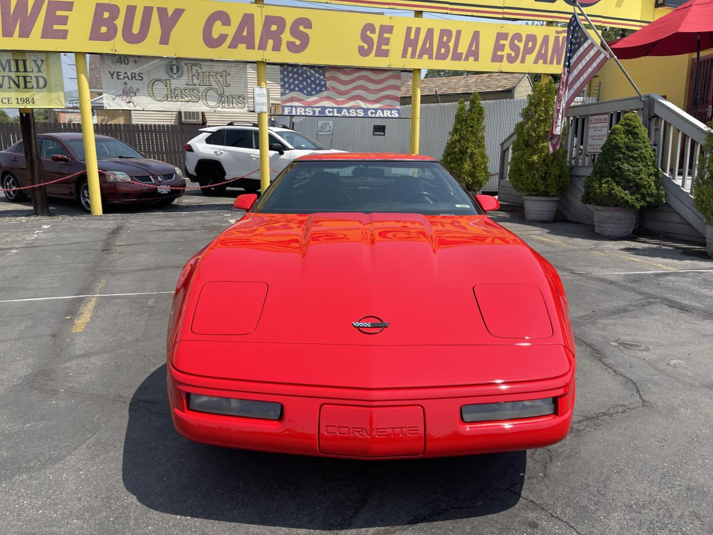 1996 Salsa Red Pearl /Black Chevrolet Corvette Coupe (1G1YY22P0T5) with an 5.7L V8 OHV 12V engine, Automatic transmission, located at 801 South State Street, Salt Lake City, UT, 84111, (801) 328-0098, 40.751953, -111.888206 - 1 Owner car! Immaculate condition! Super low miles! No accidents on the Carfax history report. 1 owner very clean!!! Immaculate condition for the year make and miles! A must see for Corvette collectors and enthusiasts. Hard car to find. Features: Alloy Wheels, Leather Seats, ABS Brakes, Automatic - Photo#5
