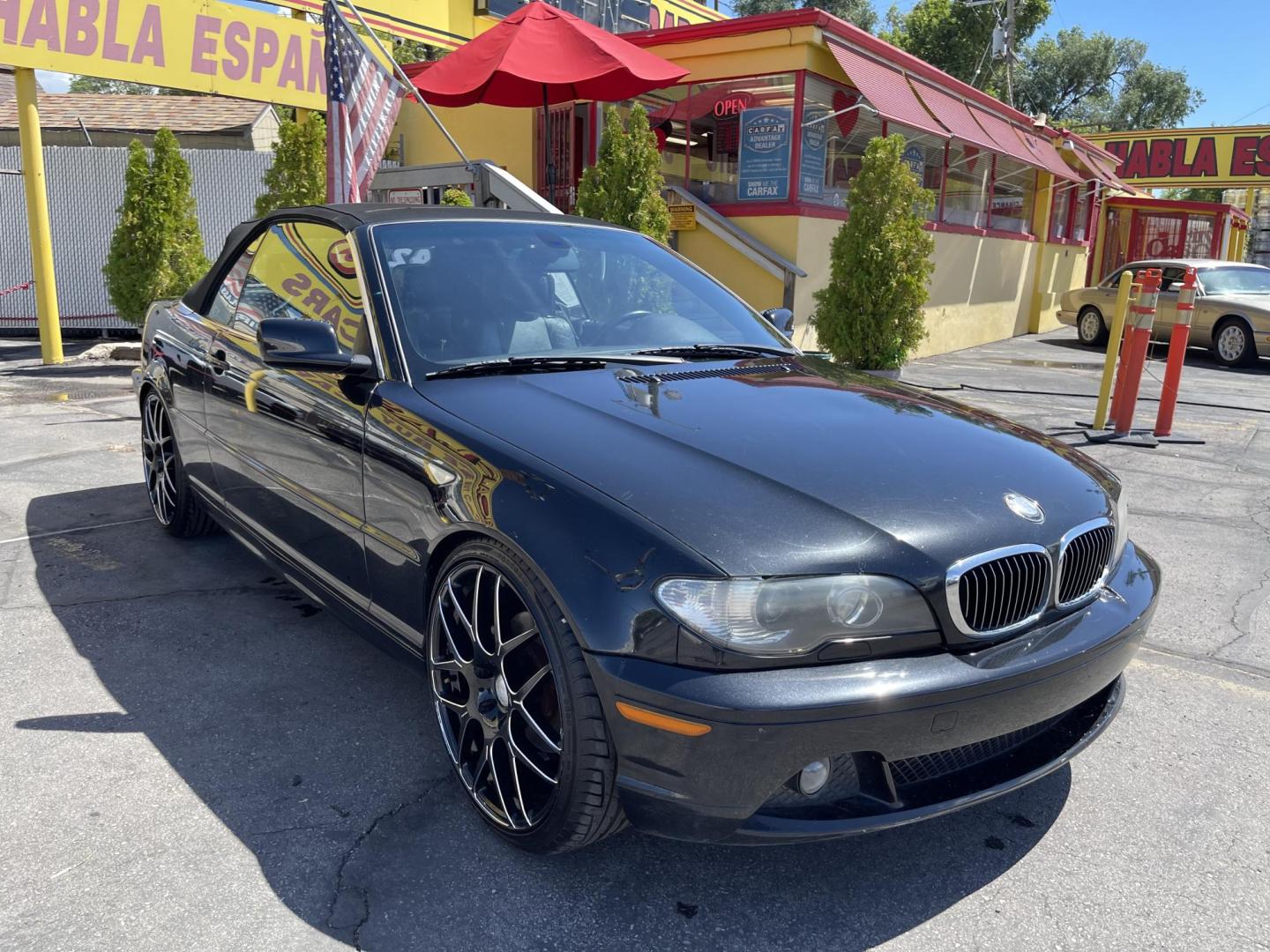 2005 /Black BMW 3-Series 325Ci convertible (WBABW33495P) with an 2.5L L6 DOHC 24V engine, Automatic transmission, located at 801 South State Street, Salt Lake City, UT, 84111, (801) 328-0098, 40.751953, -111.888206 - Immaculate condition inside and out! Real clean great vehicle for the year, make and miles! This is a must see to believe how clean! Free Carfax history report available. Features: Alloy Wheels, Leather Seats, Front Seat Heaters, Memory Seat(s), Harman Kardon Sound, Soft Top, ABS Brakes, CD Audio, - Photo#3