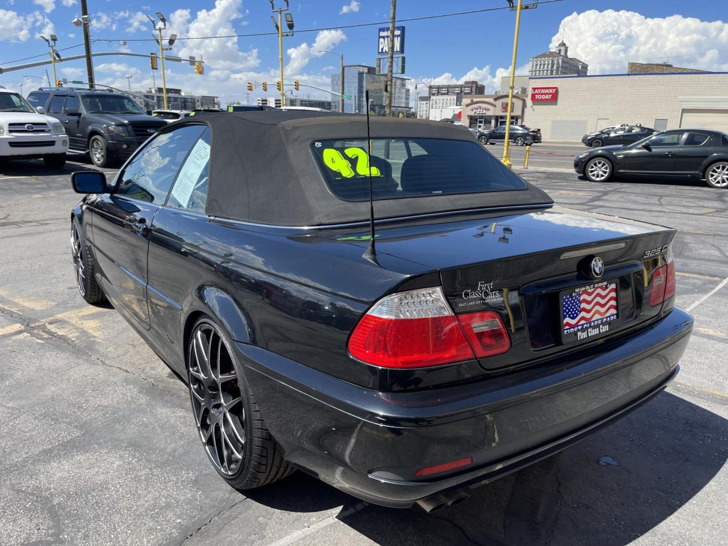 2005 /Black BMW 3-Series 325Ci convertible (WBABW33495P) with an 2.5L L6 DOHC 24V engine, Automatic transmission, located at 801 South State Street, Salt Lake City, UT, 84111, (801) 328-0098, 40.751953, -111.888206 - Immaculate condition inside and out! Real clean great vehicle for the year, make and miles! This is a must see to believe how clean! Free Carfax history report available. Features: Alloy Wheels, Leather Seats, Front Seat Heaters, Memory Seat(s), Harman Kardon Sound, Soft Top, ABS Brakes, CD Audio, - Photo#8
