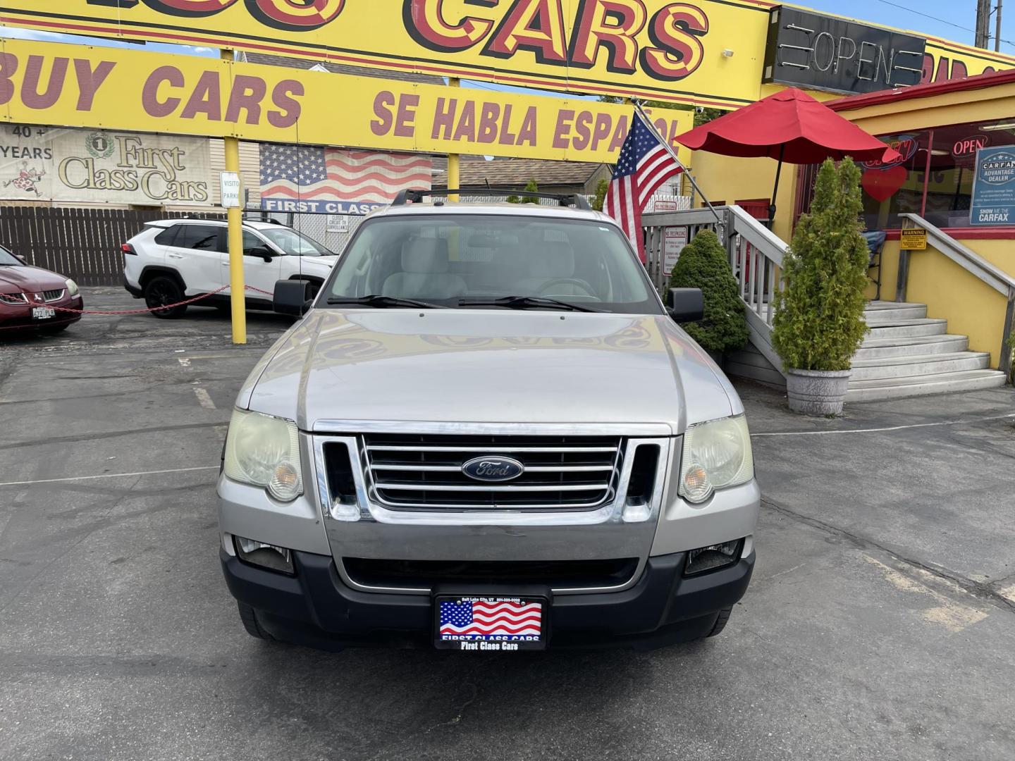 2008 Silver Sky Metallic /Tan Ford Explorer Sport Trac XLT 4.0L 2WD (1FMEU31E58U) with an 4.0L V6 SOHC 12V engine, 5-Speed Automatic transmission, located at 801 South State Street, Salt Lake City, UT, 84111, (801) 328-0098, 40.751953, -111.888206 - Super clean hard to find! Clean Carfax no reported accidents clean title! Lots of regular service history shown on Carfax vehicle has been maintained and taken care of. Features: Alloy Wheels, Satellite Radio Ready, Cloth Seats, Tow Hitch, Running Boards, ABS Brakes, CD Audio, Power Locks, Tractio - Photo#2