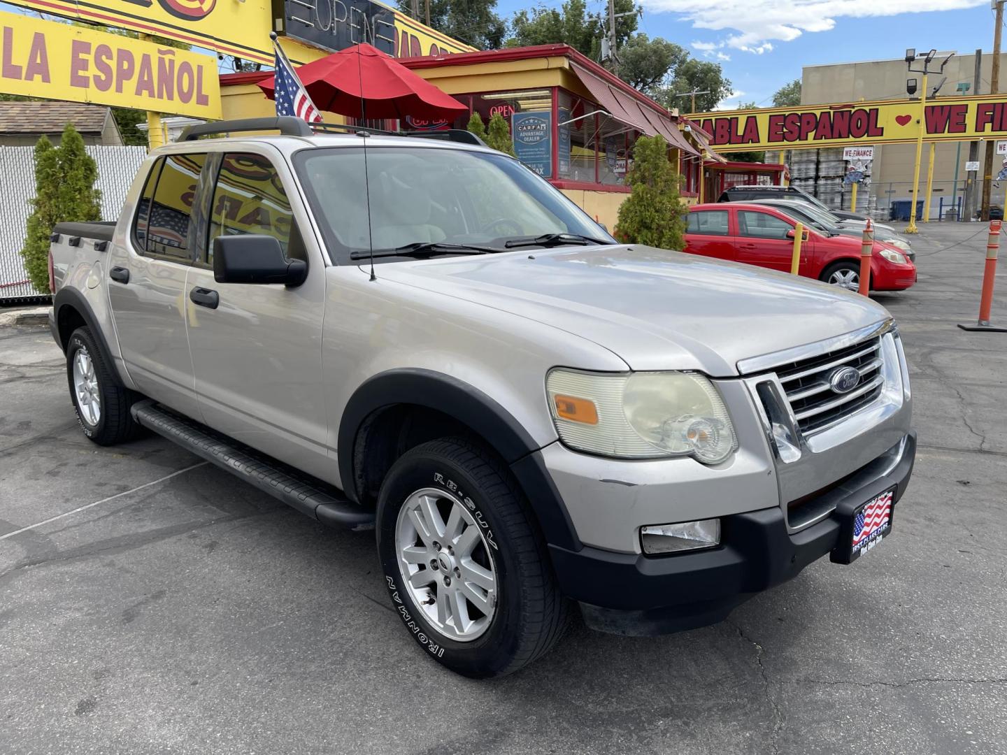 2008 Silver Sky Metallic /Tan Ford Explorer Sport Trac XLT 4.0L 2WD (1FMEU31E58U) with an 4.0L V6 SOHC 12V engine, 5-Speed Automatic transmission, located at 801 South State Street, Salt Lake City, UT, 84111, (801) 328-0098, 40.751953, -111.888206 - Super clean hard to find! Clean Carfax no reported accidents clean title! Lots of regular service history shown on Carfax vehicle has been maintained and taken care of. Features: Alloy Wheels, Satellite Radio Ready, Cloth Seats, Tow Hitch, Running Boards, ABS Brakes, CD Audio, Power Locks, Tractio - Photo#3