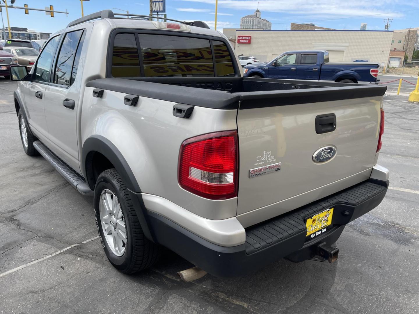 2008 Silver Sky Metallic /Tan Ford Explorer Sport Trac XLT 4.0L 2WD (1FMEU31E58U) with an 4.0L V6 SOHC 12V engine, 5-Speed Automatic transmission, located at 801 South State Street, Salt Lake City, UT, 84111, (801) 328-0098, 40.751953, -111.888206 - Super clean hard to find! Clean Carfax no reported accidents clean title! Lots of regular service history shown on Carfax vehicle has been maintained and taken care of. Features: Alloy Wheels, Satellite Radio Ready, Cloth Seats, Tow Hitch, Running Boards, ABS Brakes, CD Audio, Power Locks, Tractio - Photo#7