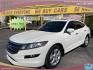 2010 Pure White /Black Honda Accord Crosstour EX-L 2WD 5-Spd AT (5J6TF1H52AL) with an 3.5L V6 SOHC 24V engine, 5-Speed Automatic transmission, located at 801 South State Street, Salt Lake City, UT, 84111, (801) 328-0098, 40.751953, -111.888206 - Super clean 2010 Honda Accord Crosstour! Hard to find car only 1 owner reported on the Carfax history report. Vehicle has been well maintained and clean. It has been regularly serviced with 18 service records reported to Carfax. Tons of space in the back with the hatchback! Great storage space with - Photo#0