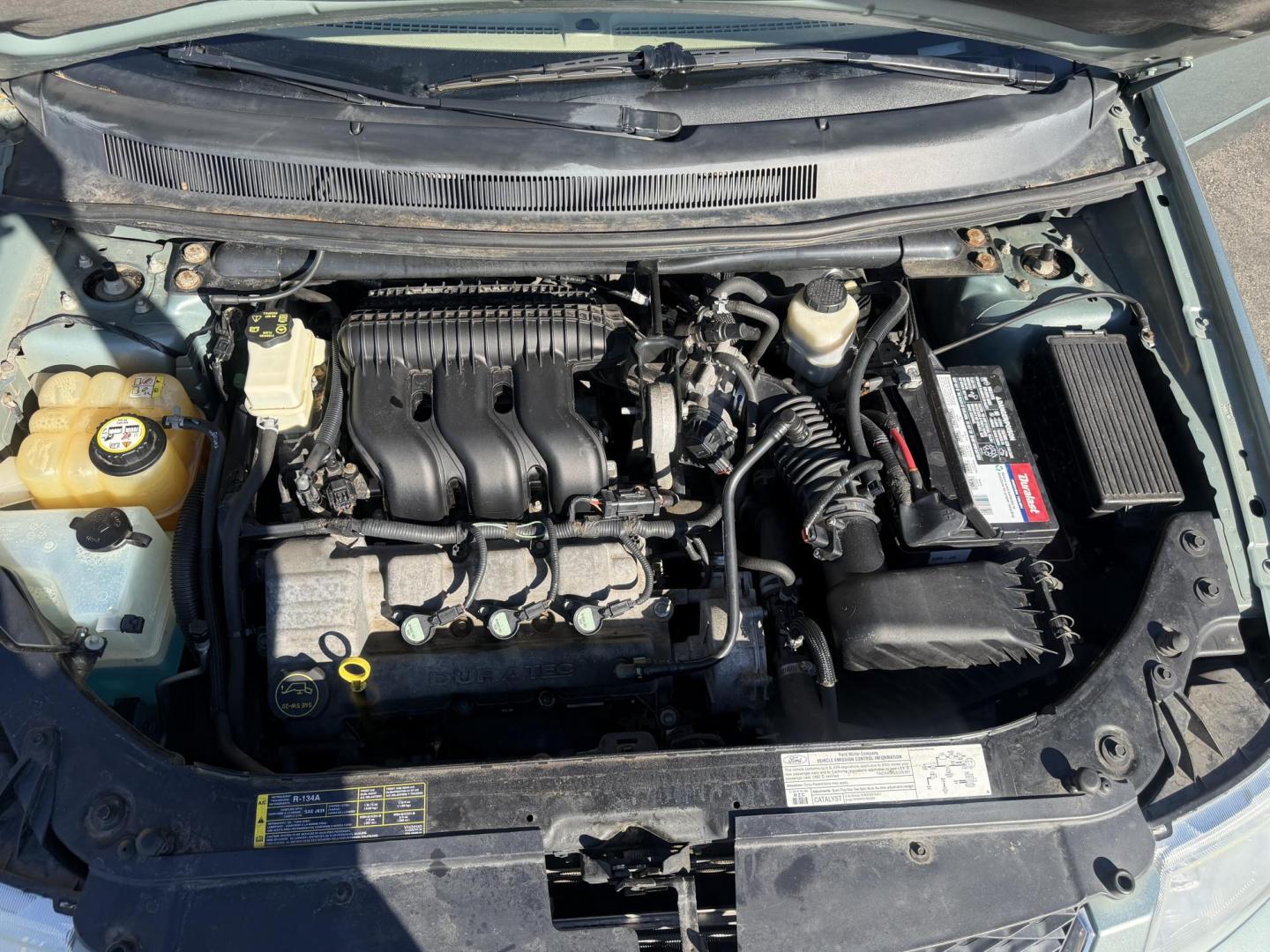 2005 Evergreen Frost Metallic /Tan Ford Freestyle Limited AWD (1FMDK06105G) with an 3.0L V6 DOHC 24V engine, Automatic CVT Overdrive transmission, located at 801 South State Street, Salt Lake City, UT, 84111, (801) 328-0098, 40.751953, -111.888206 - Clean title no reported accidents on Carfax history report. Very nice in great condition for the year and miles. It is in great shape inside and out! Comes with 3rd row seating! Passed all inspections through a certified mechanic and eligible for up to a 5 year warranty that can be added to the car. - Photo#25