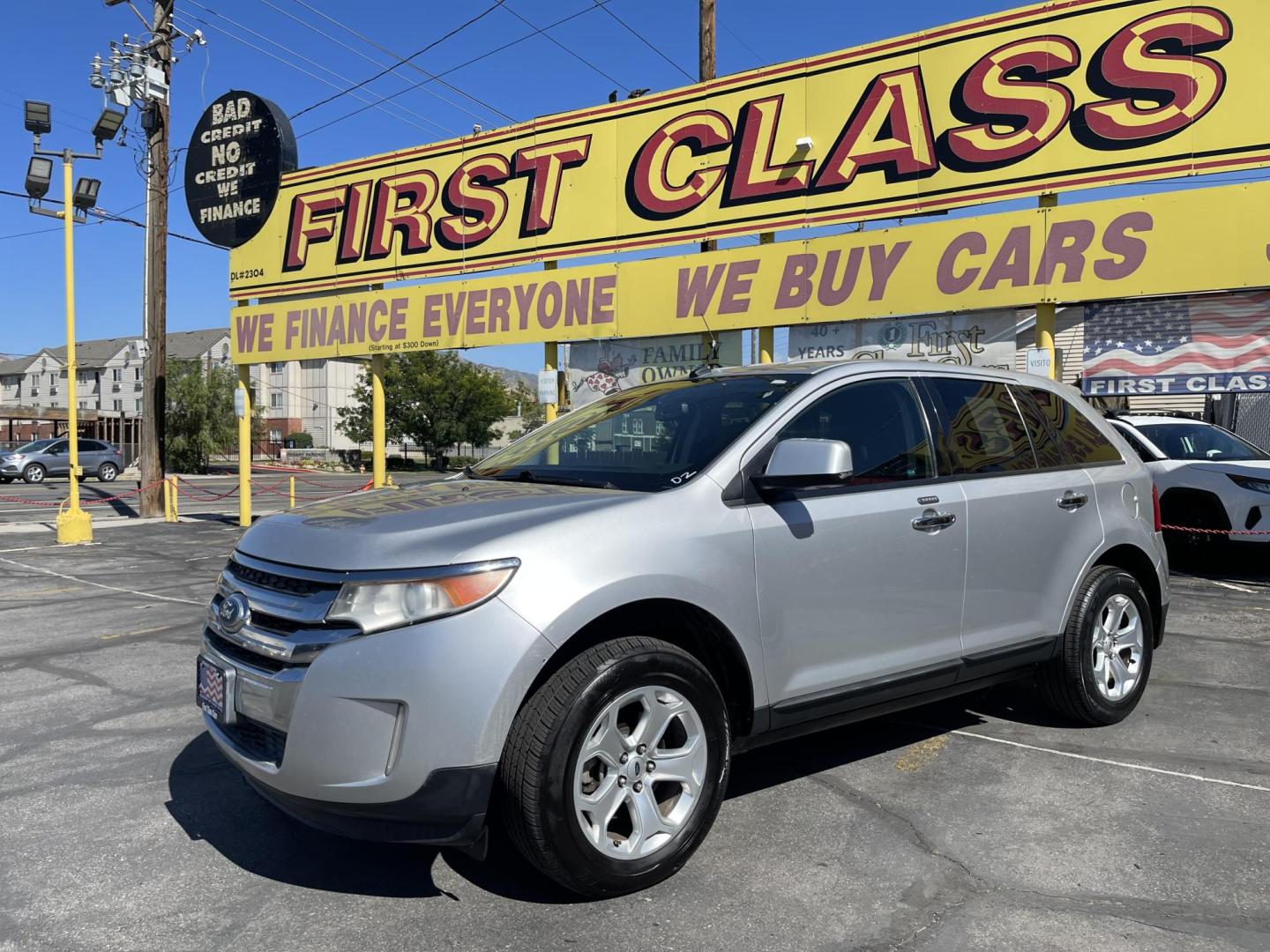 2011 Satin Silver Metallic /Black Ford Edge SEL FWD (2FMDK3JC2BB) with an 3.5L V6 DOHC 24V engine, 6-Speed Automatic transmission, located at 801 South State Street, Salt Lake City, UT, 84111, (801) 328-0098, 40.751953, -111.888206 - Clean Carfax no reported accidents on Carfax! Nice SUV! Features: Alloy Wheels, Parking Sensors, Bluetooth Technology, Satellite Radio Ready, Cloth Seats, SiriusXM Trial Available, ABS Brakes, Auxiliary Audio Input, Power Locks, Rear Defroster, AM/FM Stereo, CD Audio, Power Mirrors, Side Airbags, - Photo#1