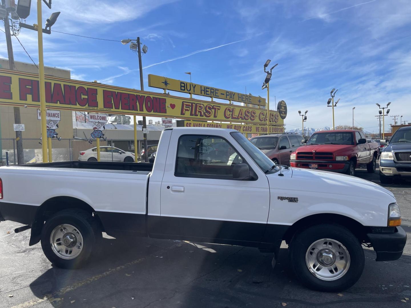 1999 Artic White /Gray Ford Ranger XL Reg. Cab Long Bed (1FTYR10V4XP) with an 3.0L V6 OHV 12V FFV engine, Automatic transmission, located at 801 South State Street, Salt Lake City, UT, 84111, (801) 328-0098, 40.751953, -111.888206 - Hard to find small fuel efficient truck! In great running condition for the year, make and miles! New bed liner has been sprayed in the bed! Clean truck in good running condition! Perfect for anyone looking to run a small business and need a truck for multiple needs. Features: 4 cylinder 3.0 liter - Photo#6