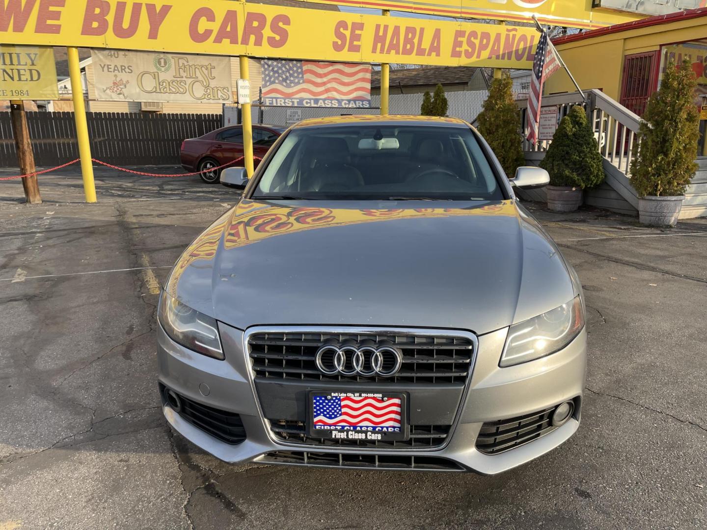 2010 Sterling Gray Metallic /Black Audi A4 2.0 T Sedan FrontTrak Multitronic (WAUEFAFL7AN) with an 2.0L L4 DOHC 16V TURBO engine, Continuously Variable Transmisson transmission, located at 801 South State Street, Salt Lake City, UT, 84111, (801) 328-0098, 40.751953, -111.888206 - Very nice clean Audi A4 2.0T Premium Plus! Clean title! Hard to fin car in great shape! Carfax shows regular service and maintenance has been done.Tires look like they are in good condition. Features: Alloy Wheels, Rear View Camera, Bluetooth Technology, Satellite Radio Ready, Front Seat Heaters, - Photo#2